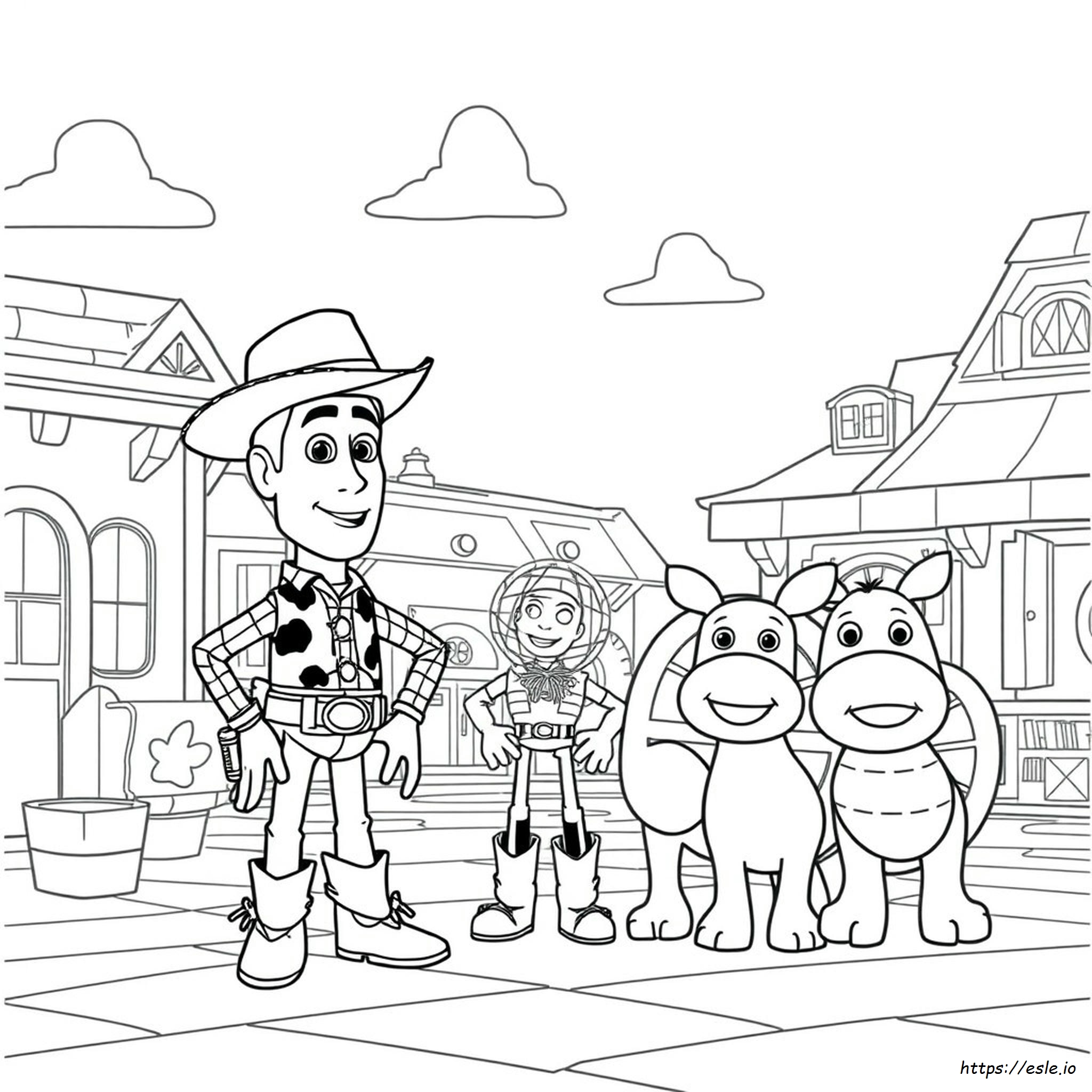 Woody Coloring Book
