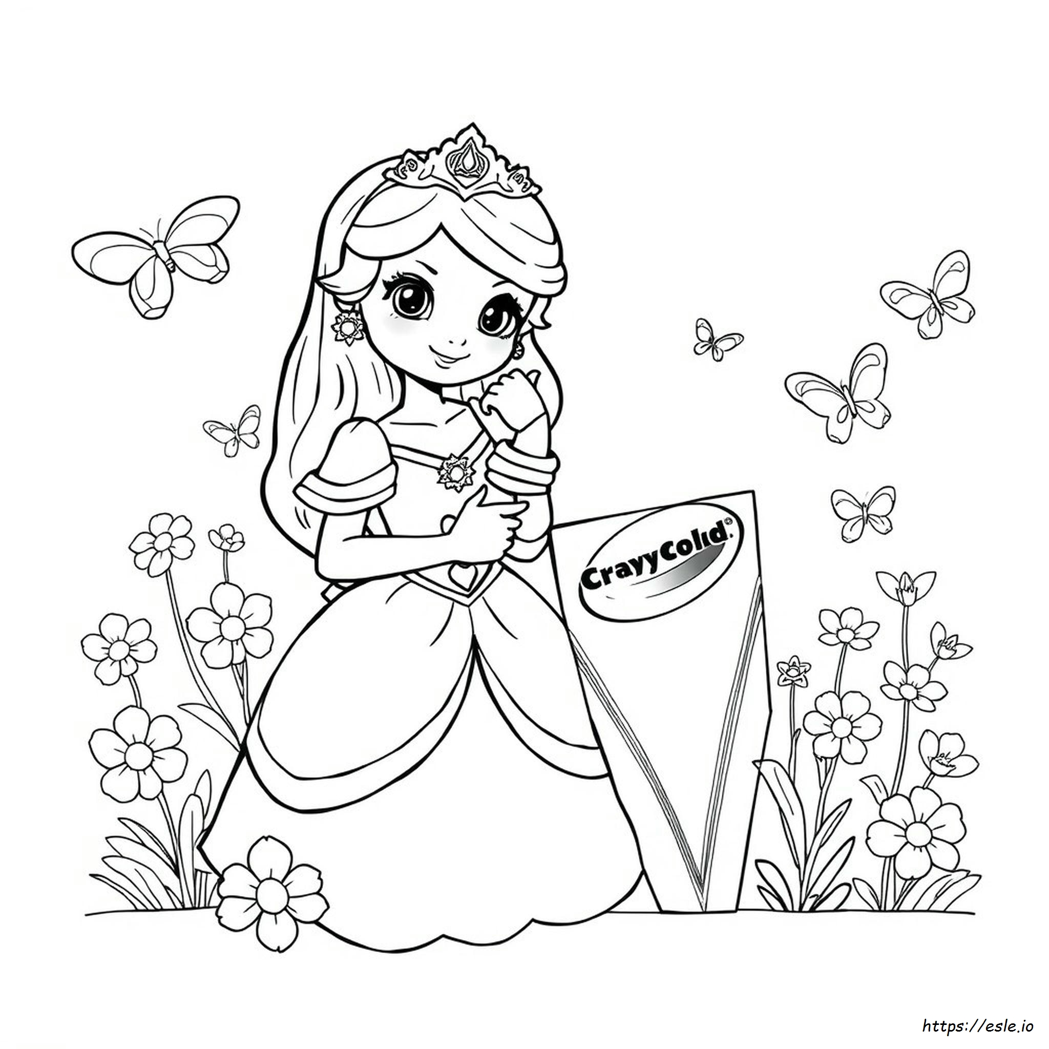 Crayola Princess Coloring Pages