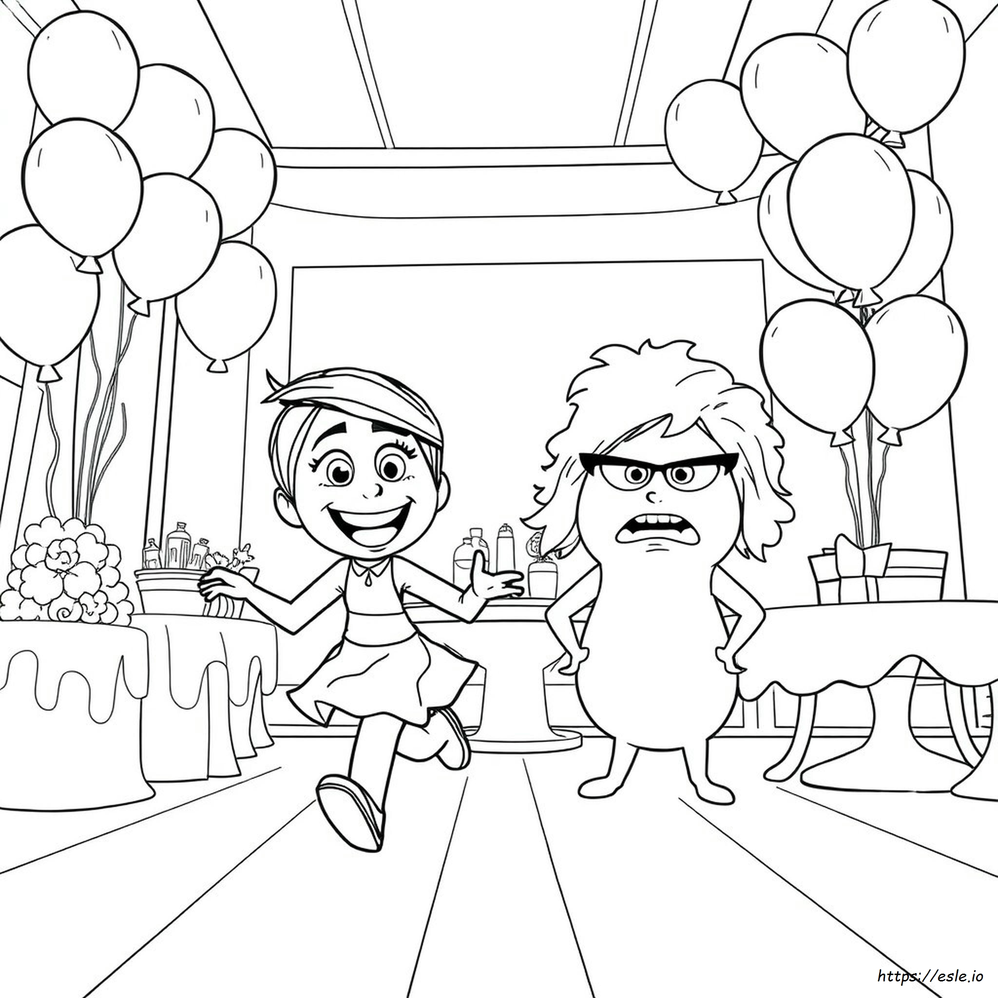 Disegni Da Colorare Gioia E Disgusto Inside Out