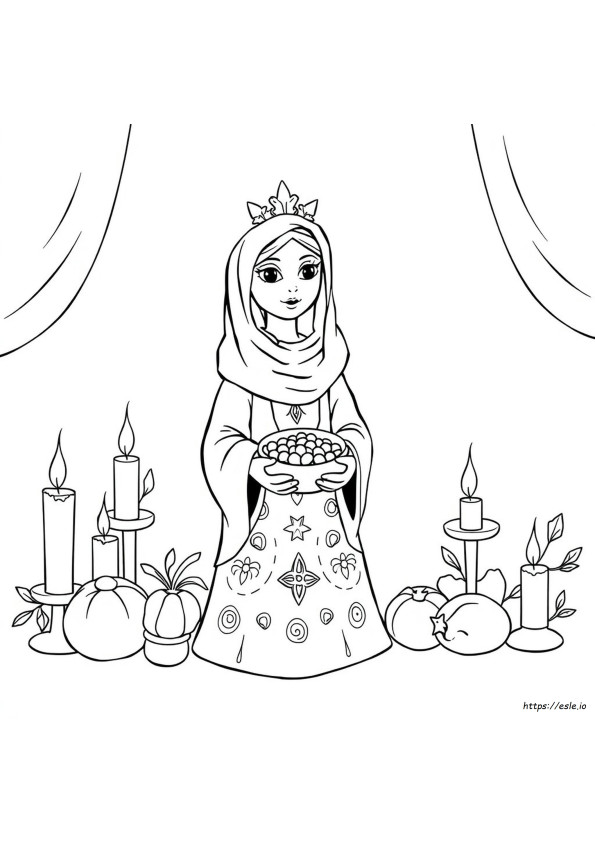 Kolorowanka Yalda
