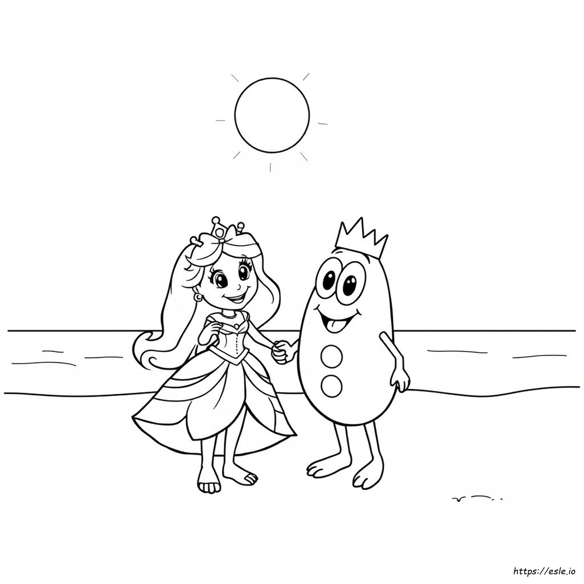 Princess And Mr Whiffle Coloring Book