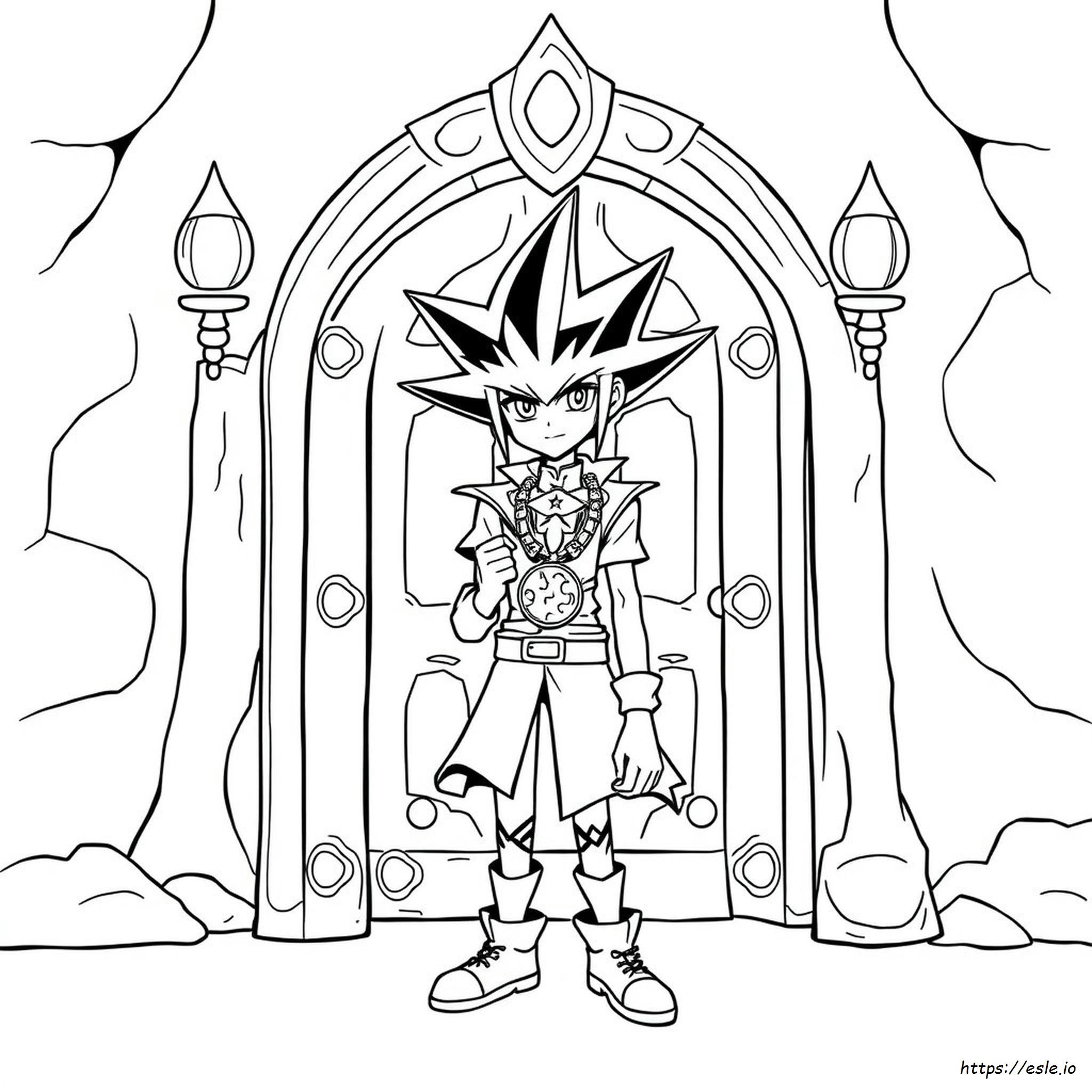 Kolorowanki Yugi