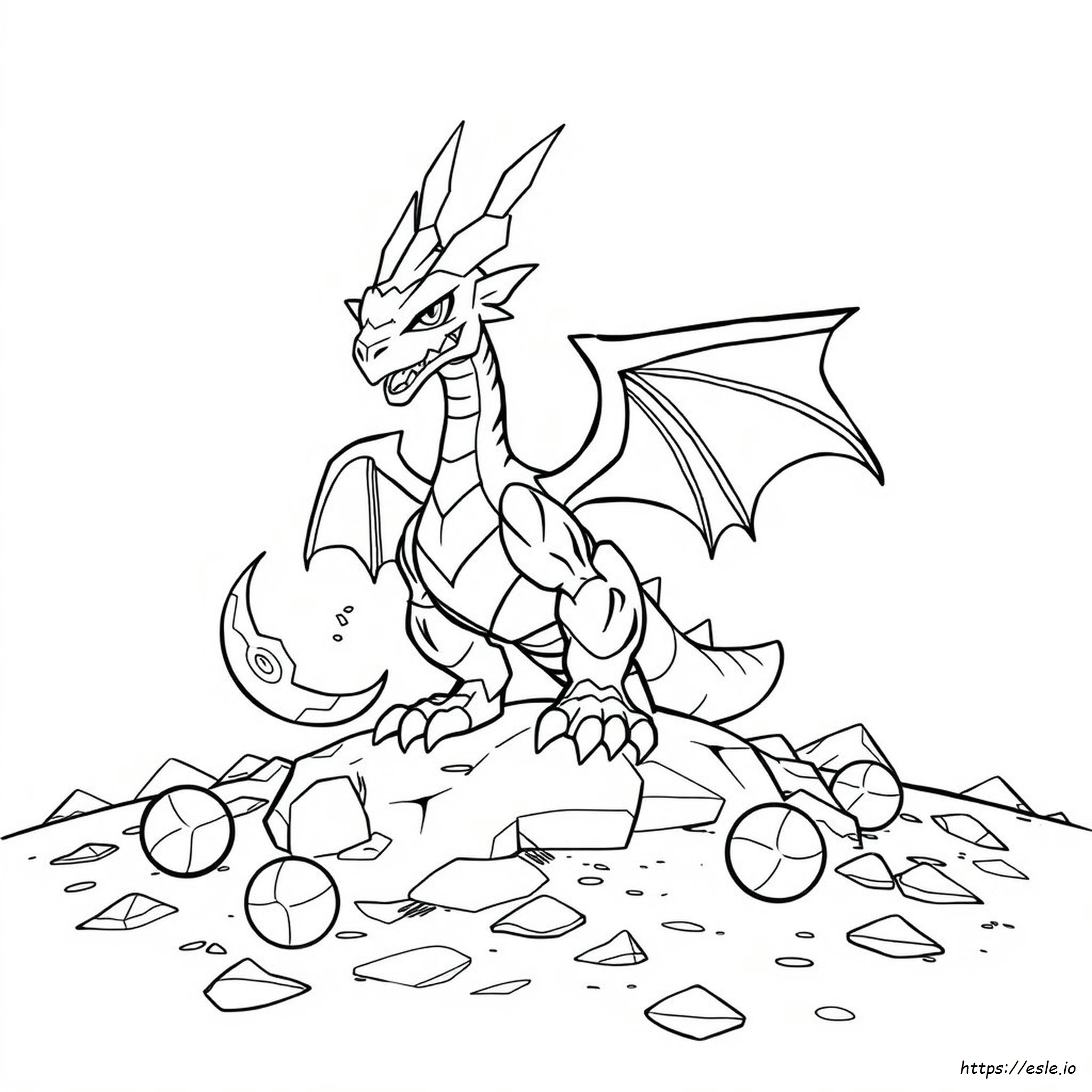 Bakugan Drago Para Colorir
