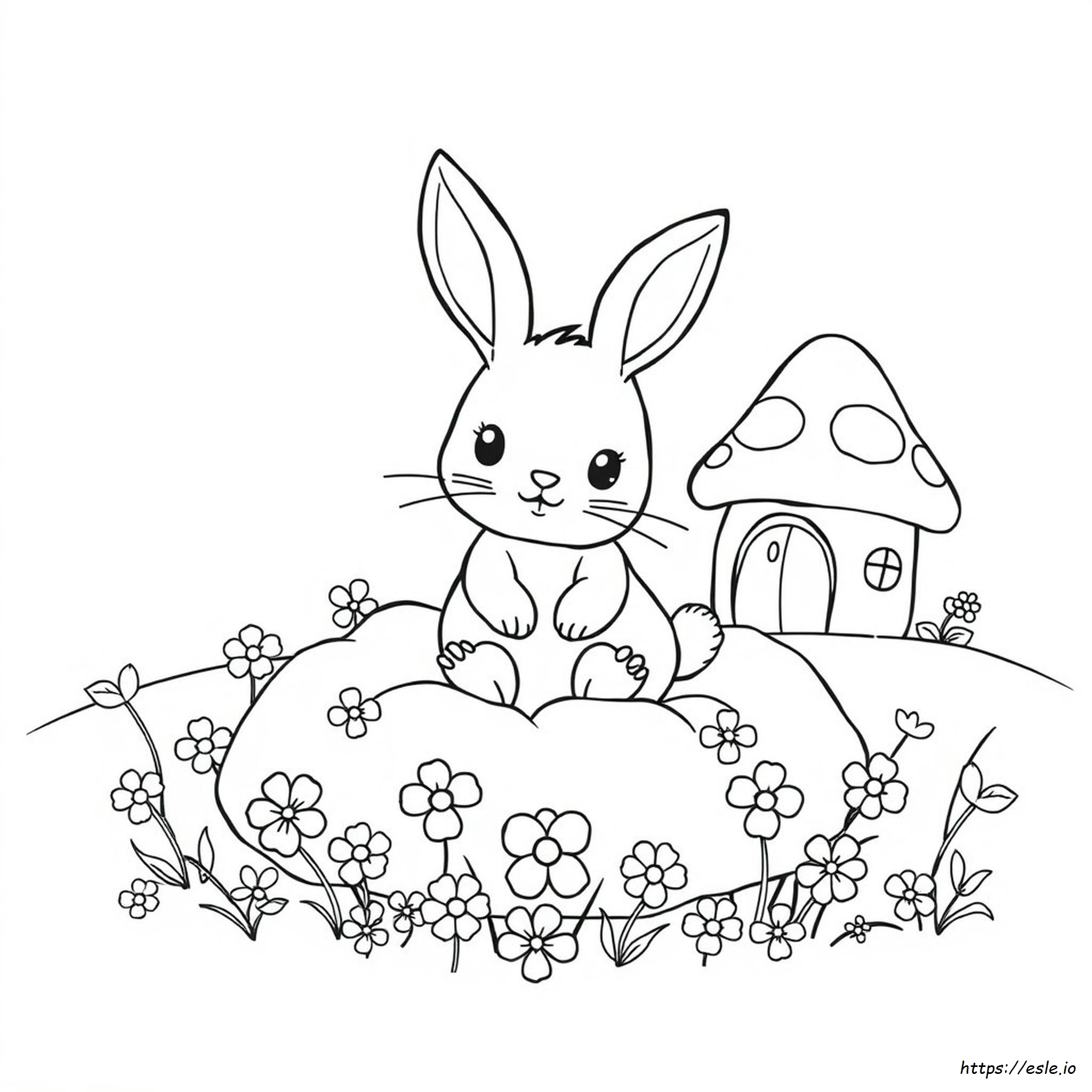 Cute Rabbit Coloring Pages