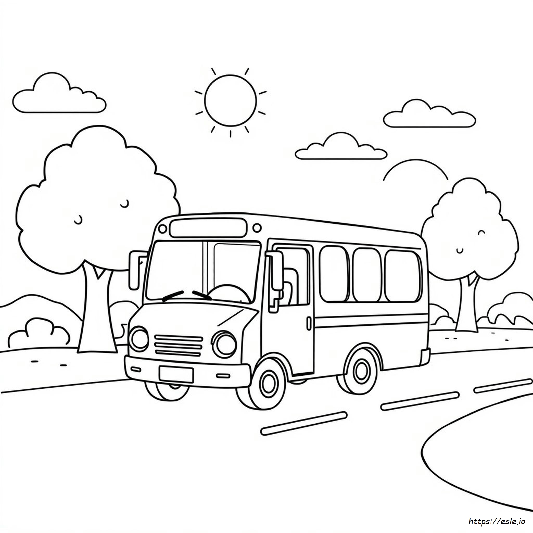 Meios De Transporte Para Colorir Para Pré-Escolares