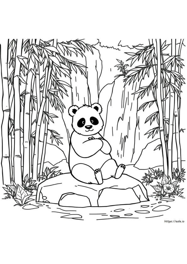 Yksityiskohtaiset Panda Värityskuvat