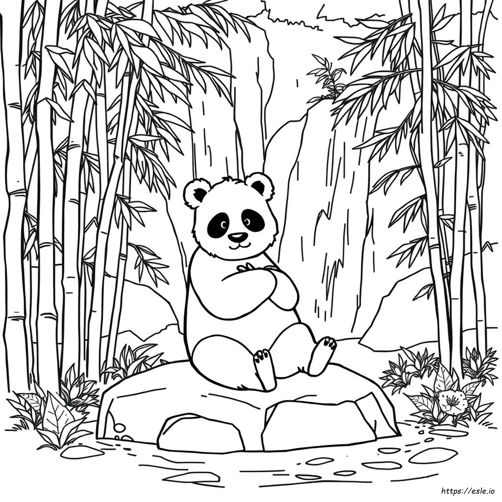 Detaillierte Panda Ausmalbilder