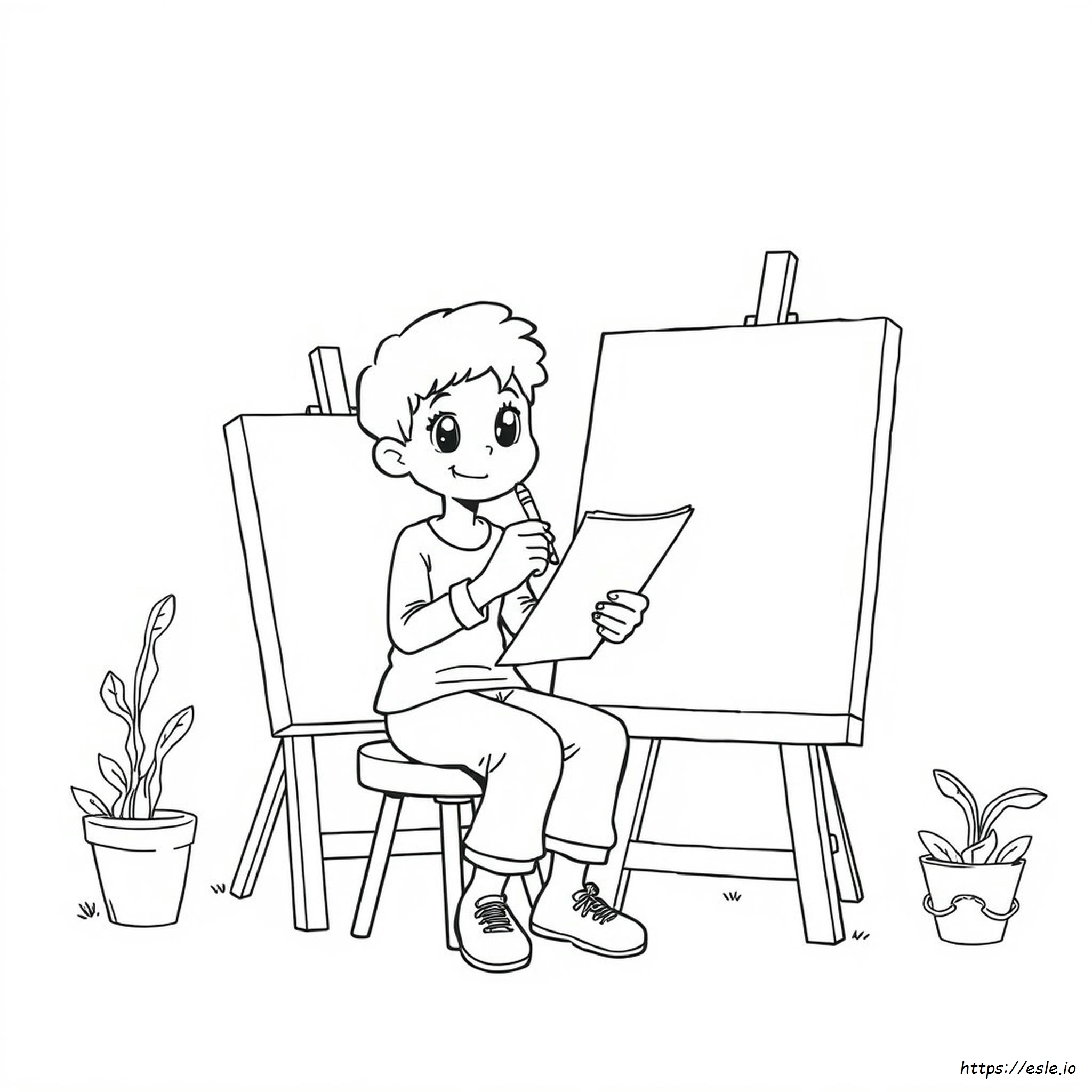 Lijntekening Manga Tekening Kleurplaat kleurplaat