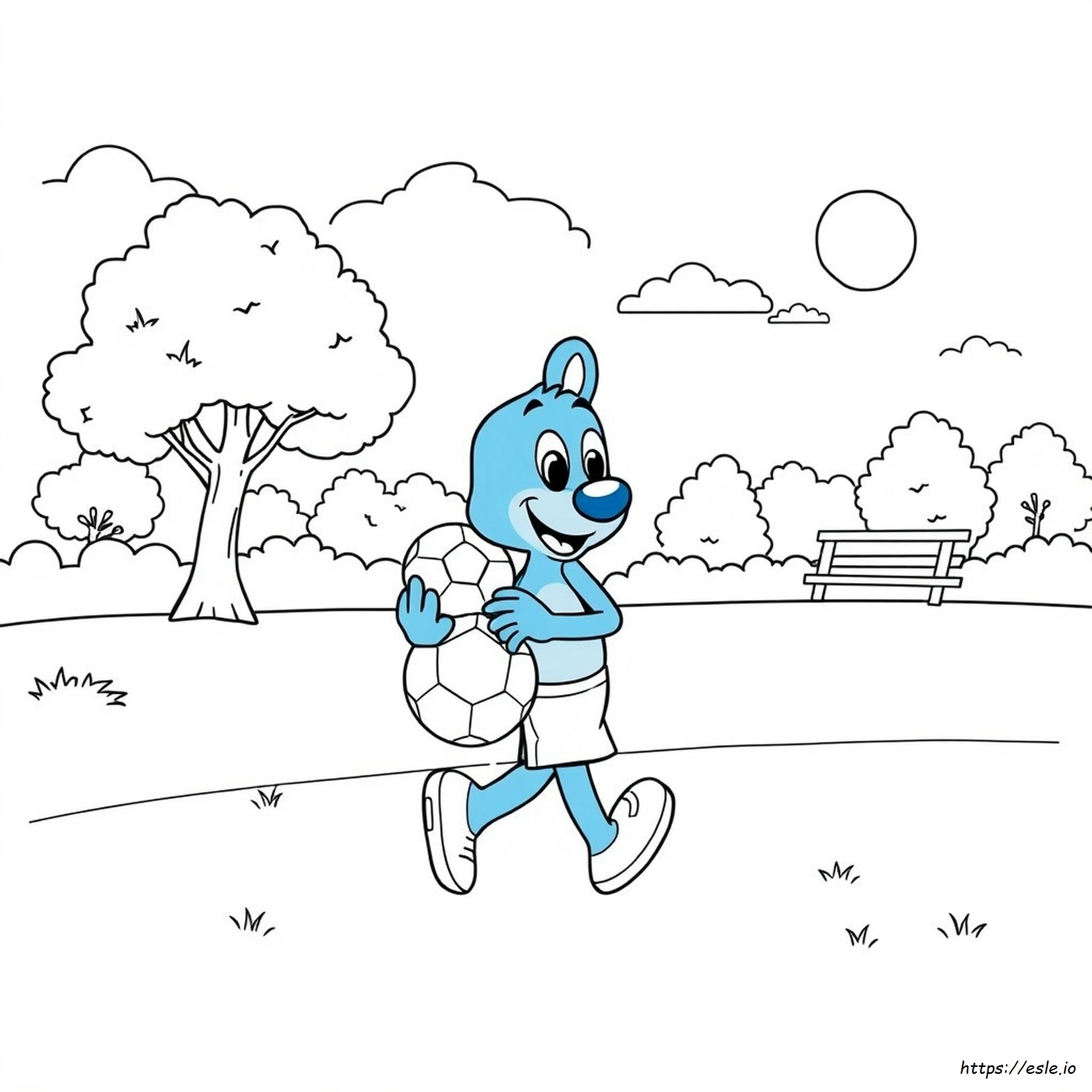 Bluey Coloring Pag