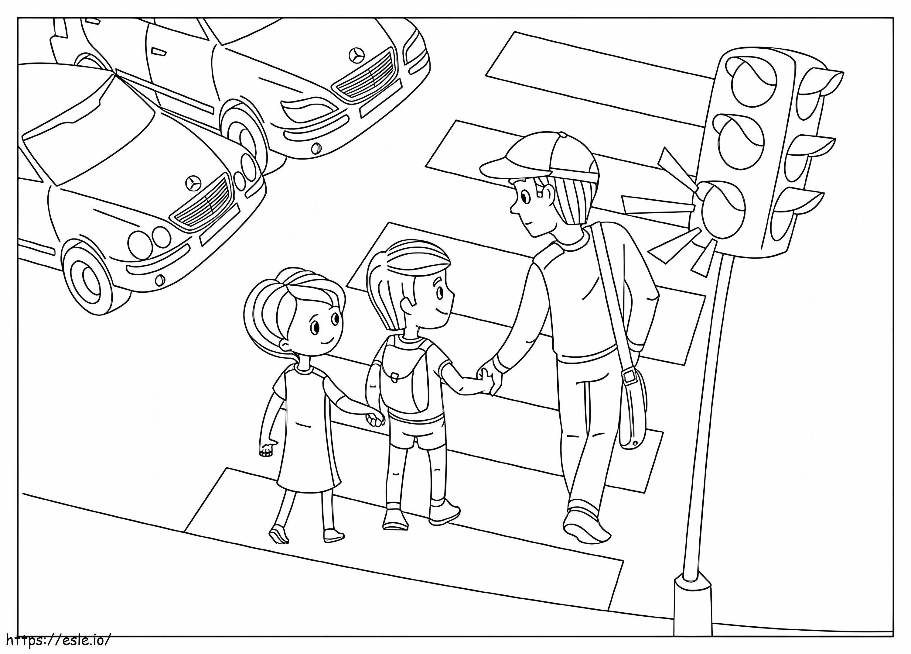 Children Go Green coloring page
