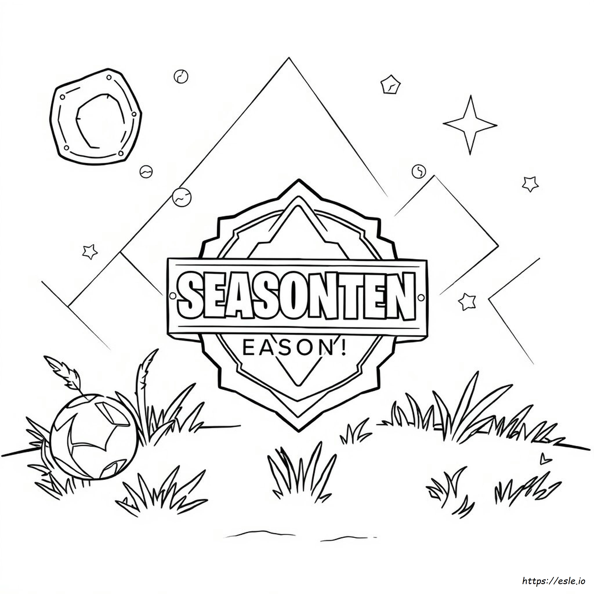 Disegni Da Colorare Fortnite Battle Pass Stagione 10