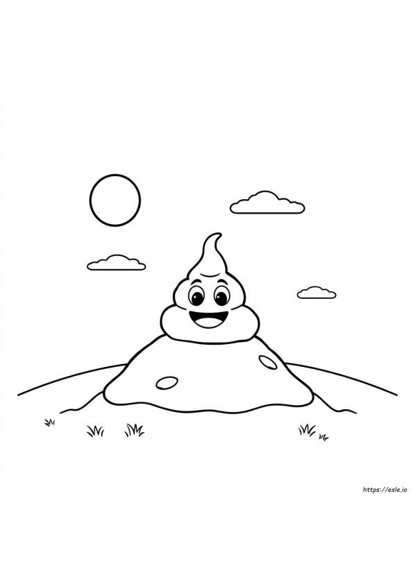 Poop Emoji Coloring