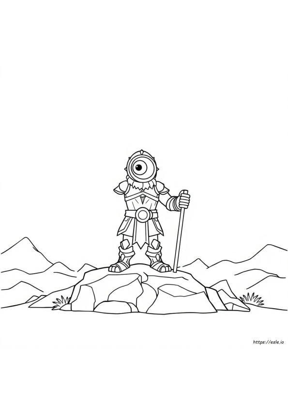 Coloriages Cyclope