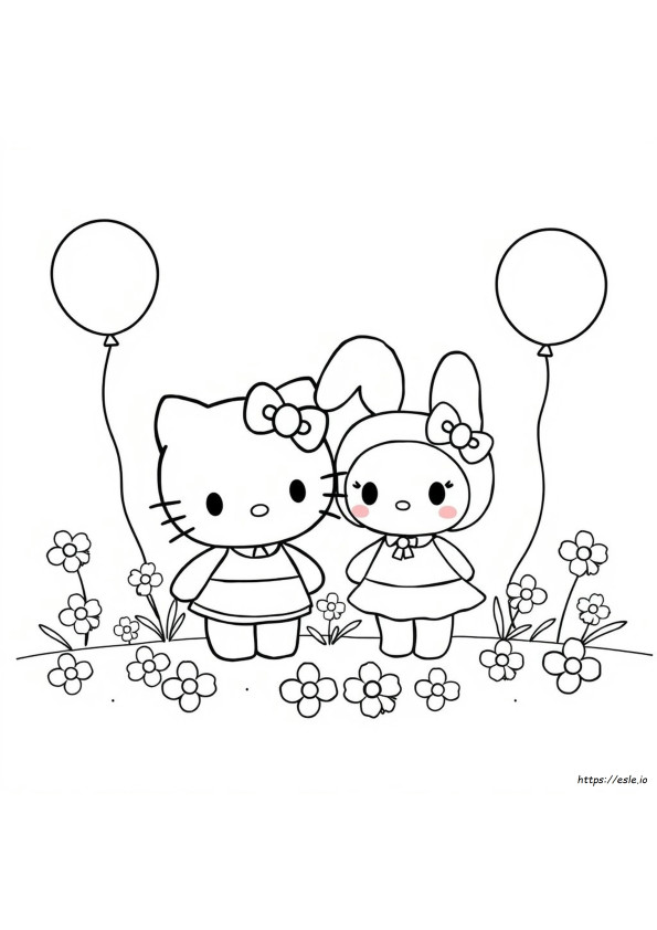 Sanrio Coloring Pages Easy