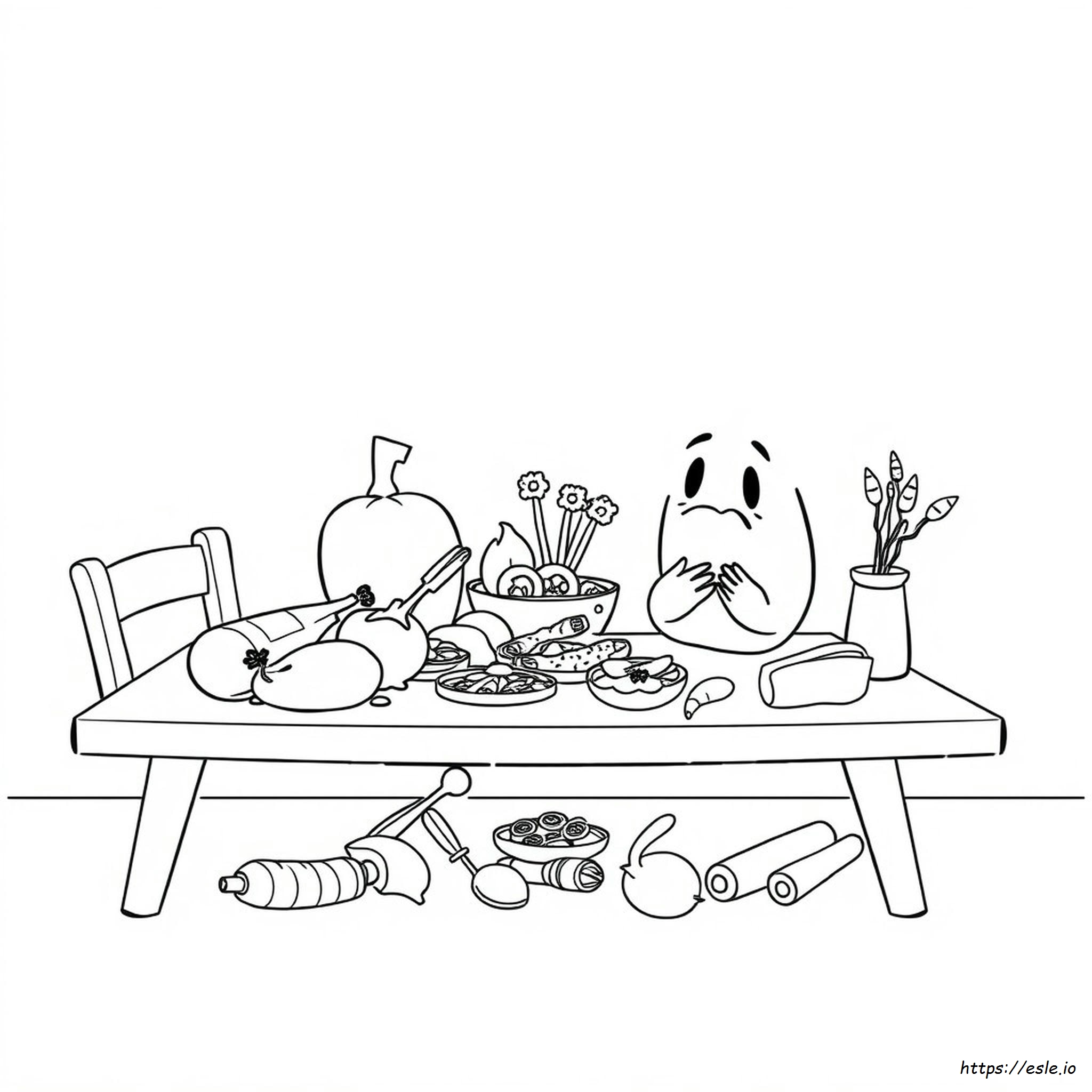 Comidas Não Saudáveis Para Colorir