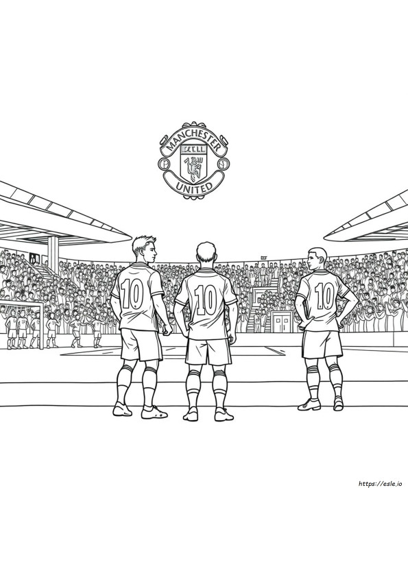 Kolorowanki Piłkarskie Manchester United