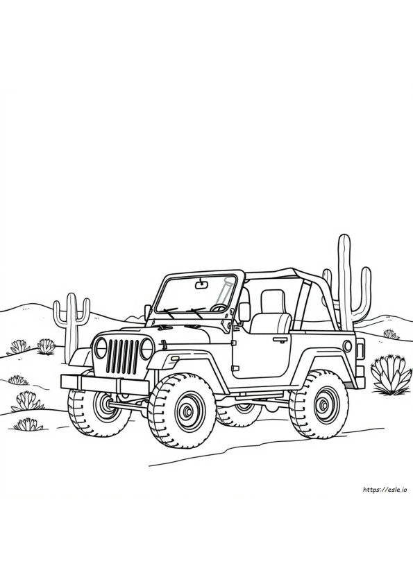 Jeep Para Colorir