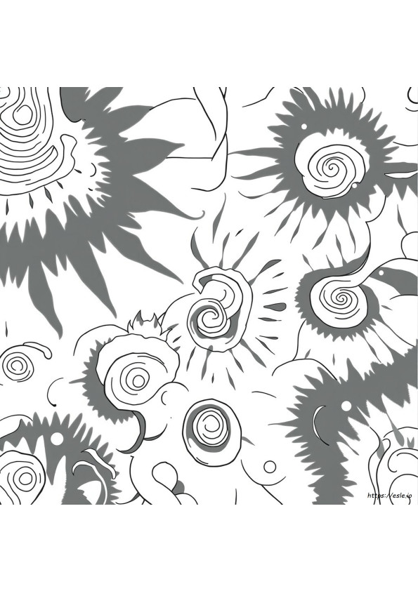 Páginas Para Colorear De Tie Dye Imprimibles Gratis