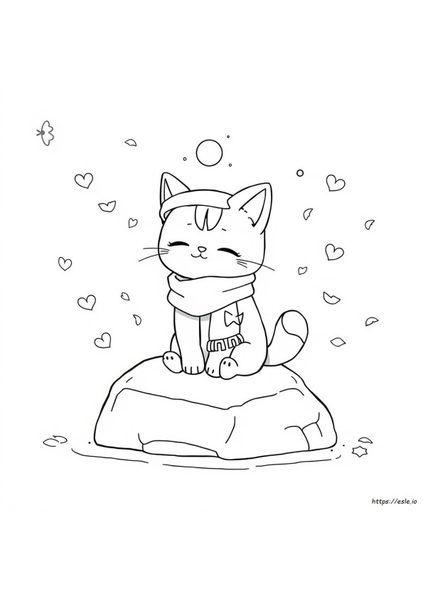 Kolorowanki Anime Neko