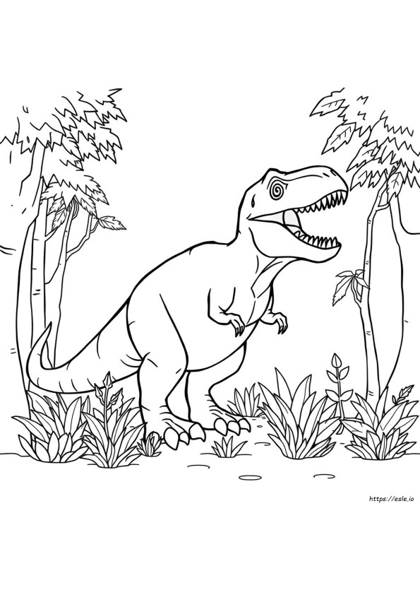 Kolorowanka T-Rex Do Druku