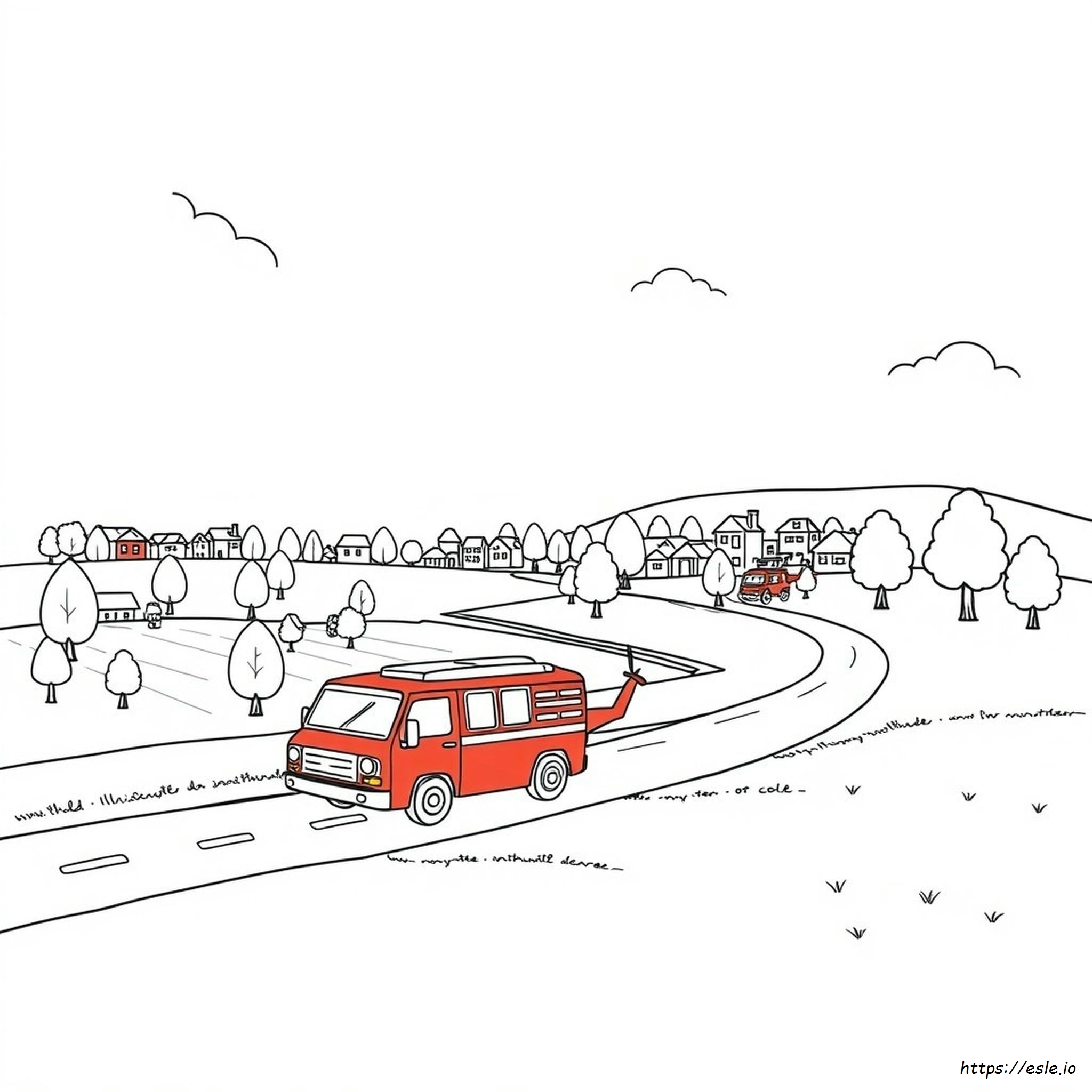 Coloring Page Of Helicopter