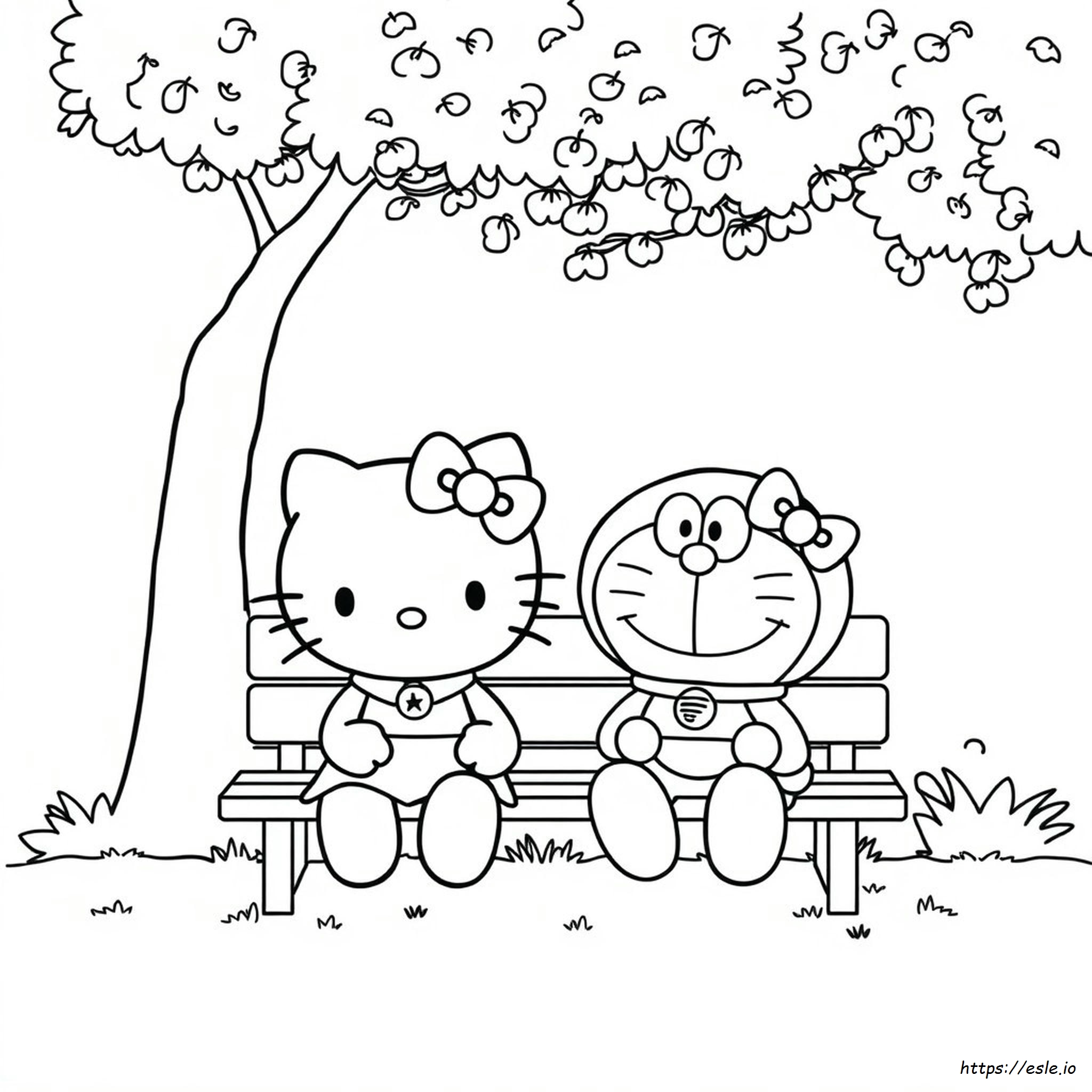Hello Kitty And Dear Daniel Coloring Pages