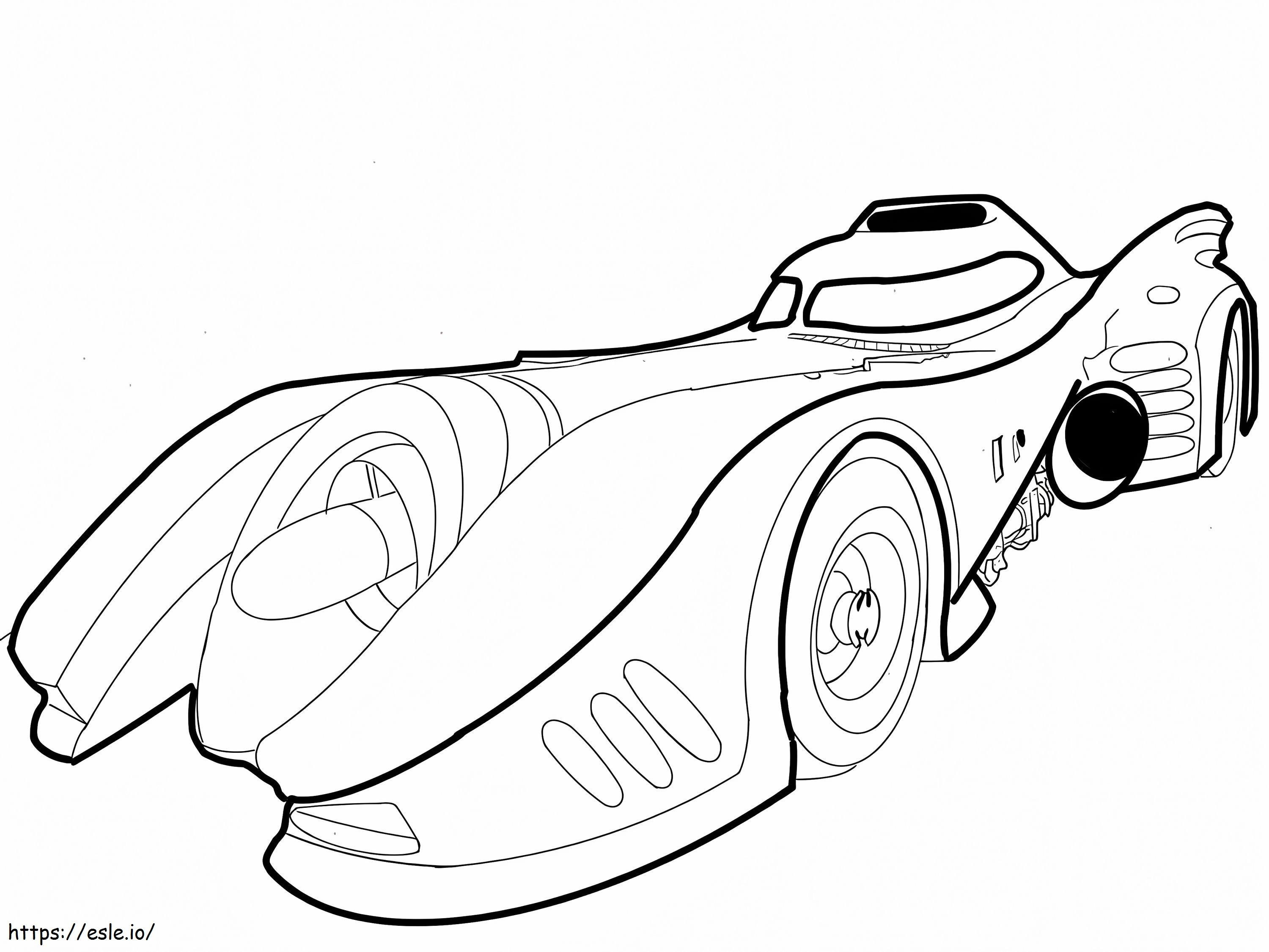 batmobile coloring pages
