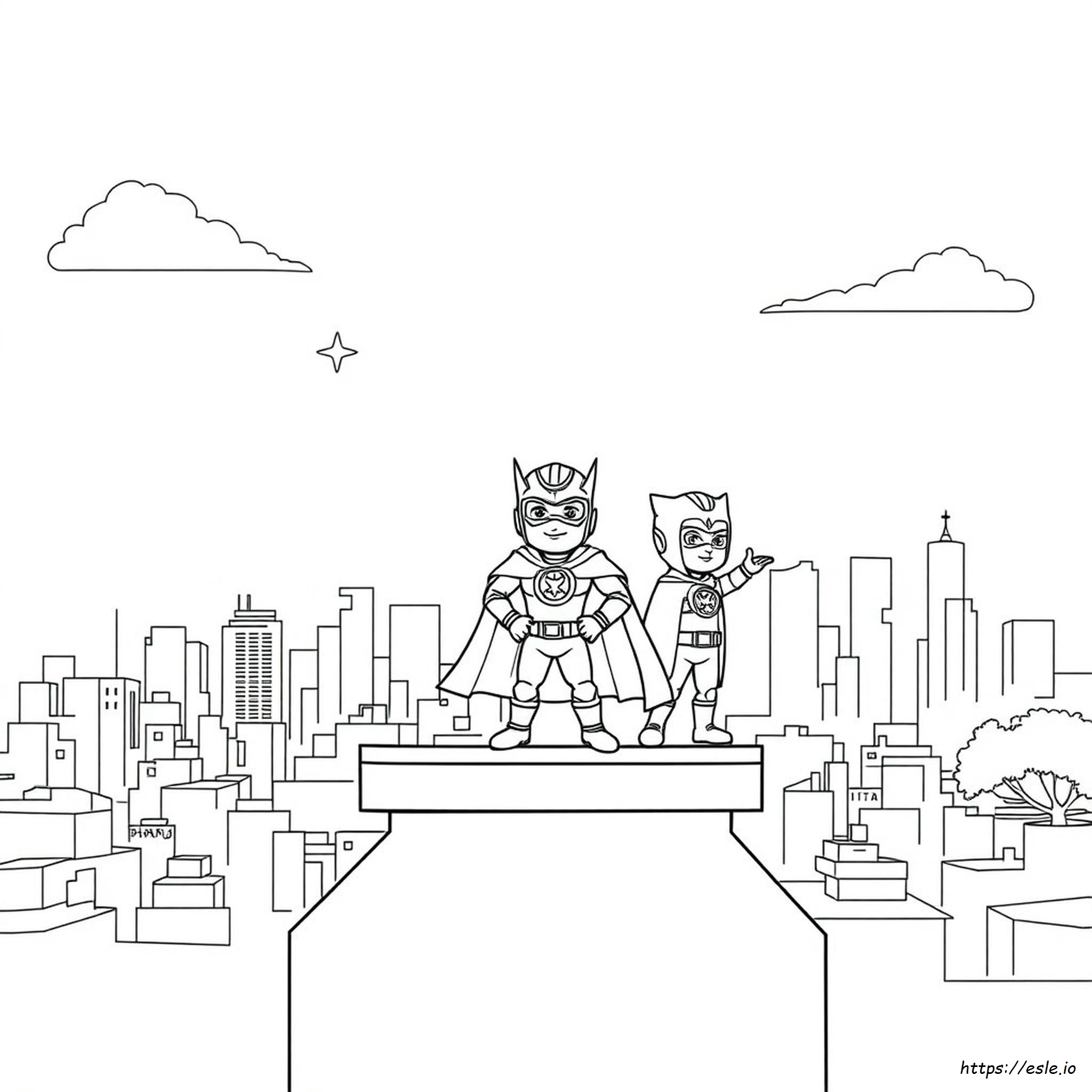 Herói Para Colorir