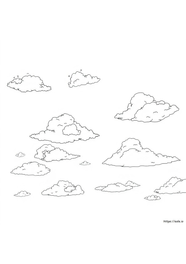 Himmel Malvorlage