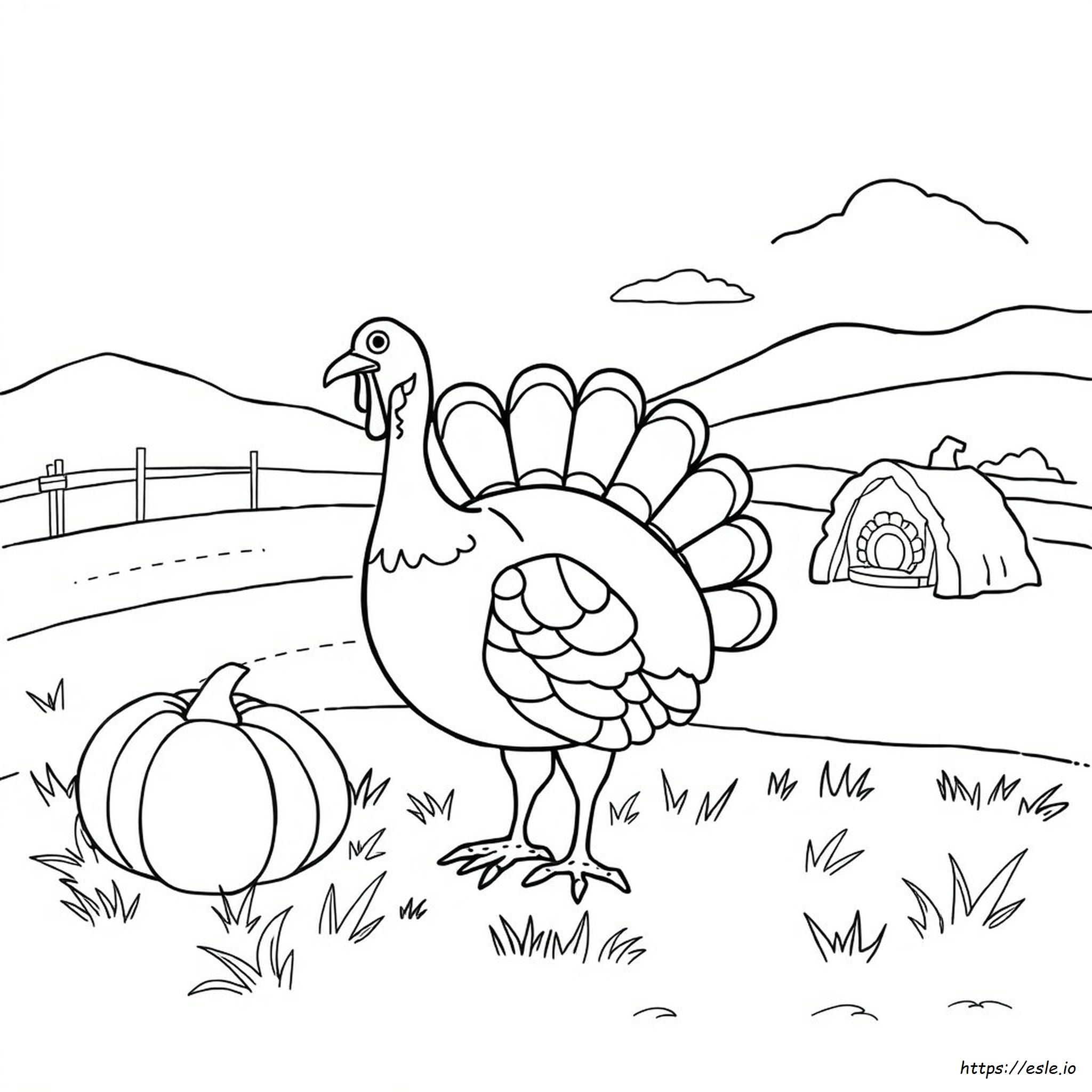 Turkey Coloring Pages To Print