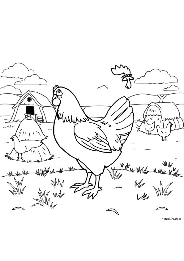 How To Color A Chicken