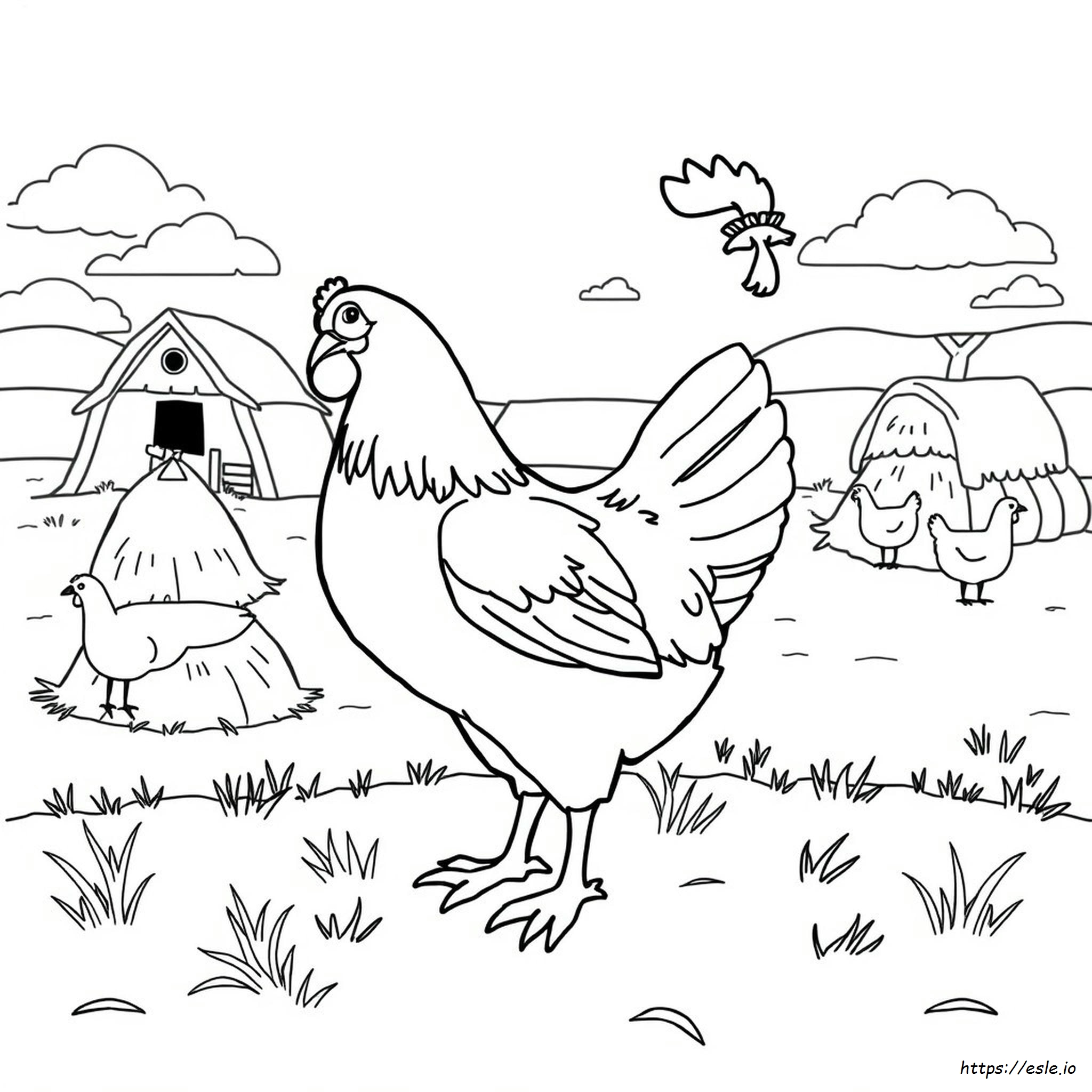 How To Color A Chicken