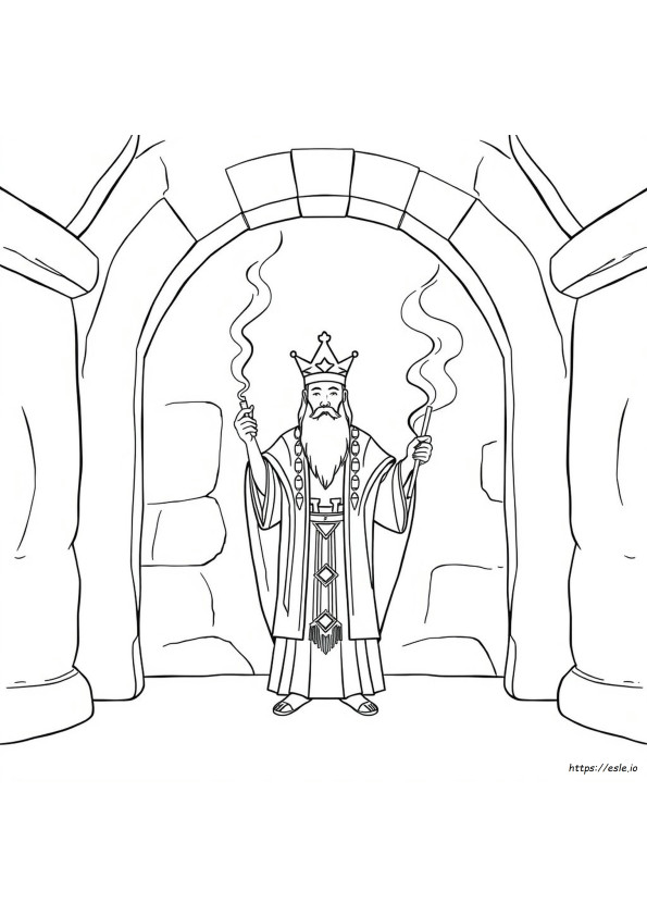 Kohen Gadol Kolorowanka
