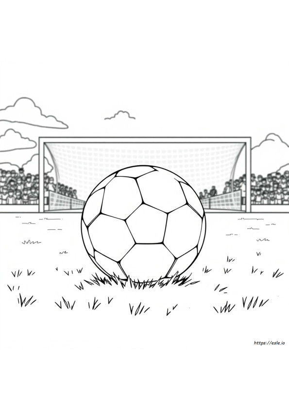Pallone Da Calcio Da Colorare