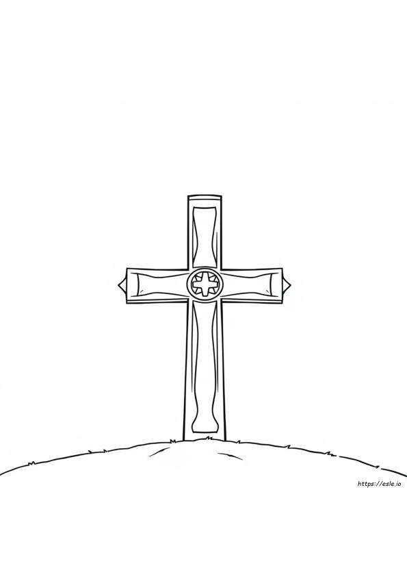 Kolorowanka "Święty Andrzej"
