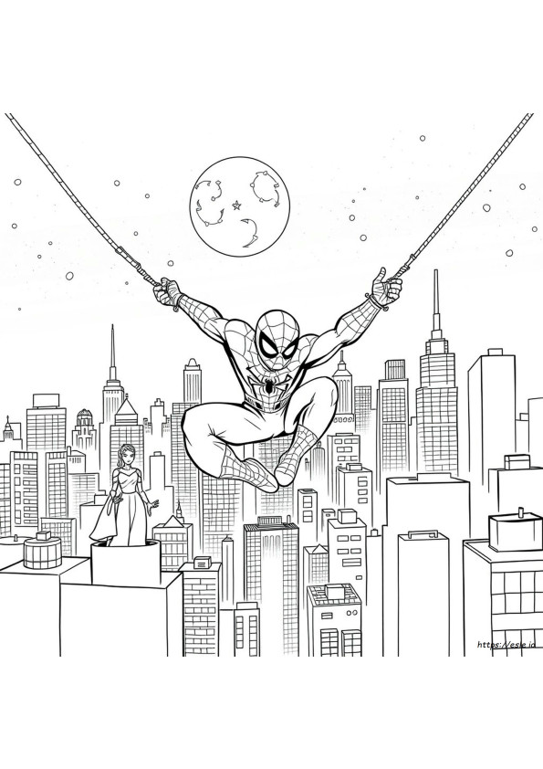 Planșe De Colorat Spiderman Brotherhood
