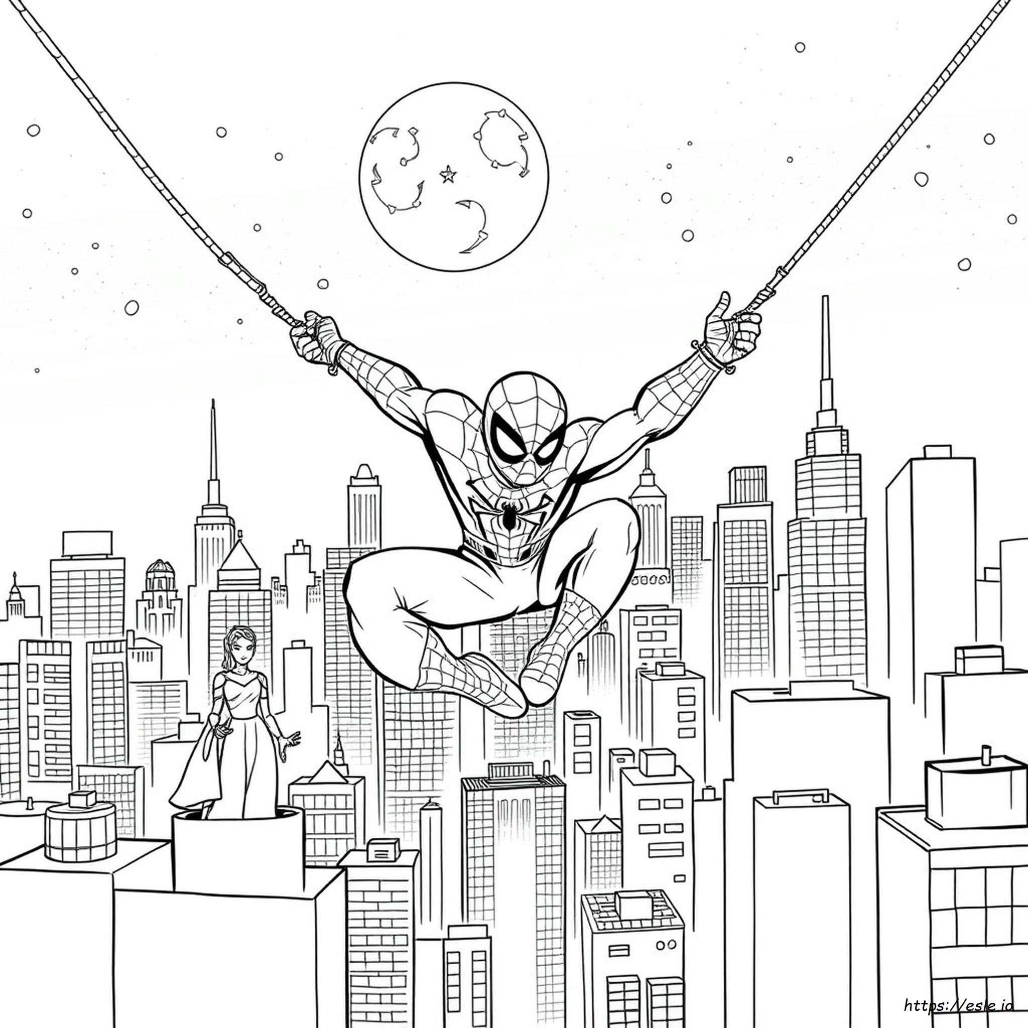 Spiderman Brotherhood Coloring Pages