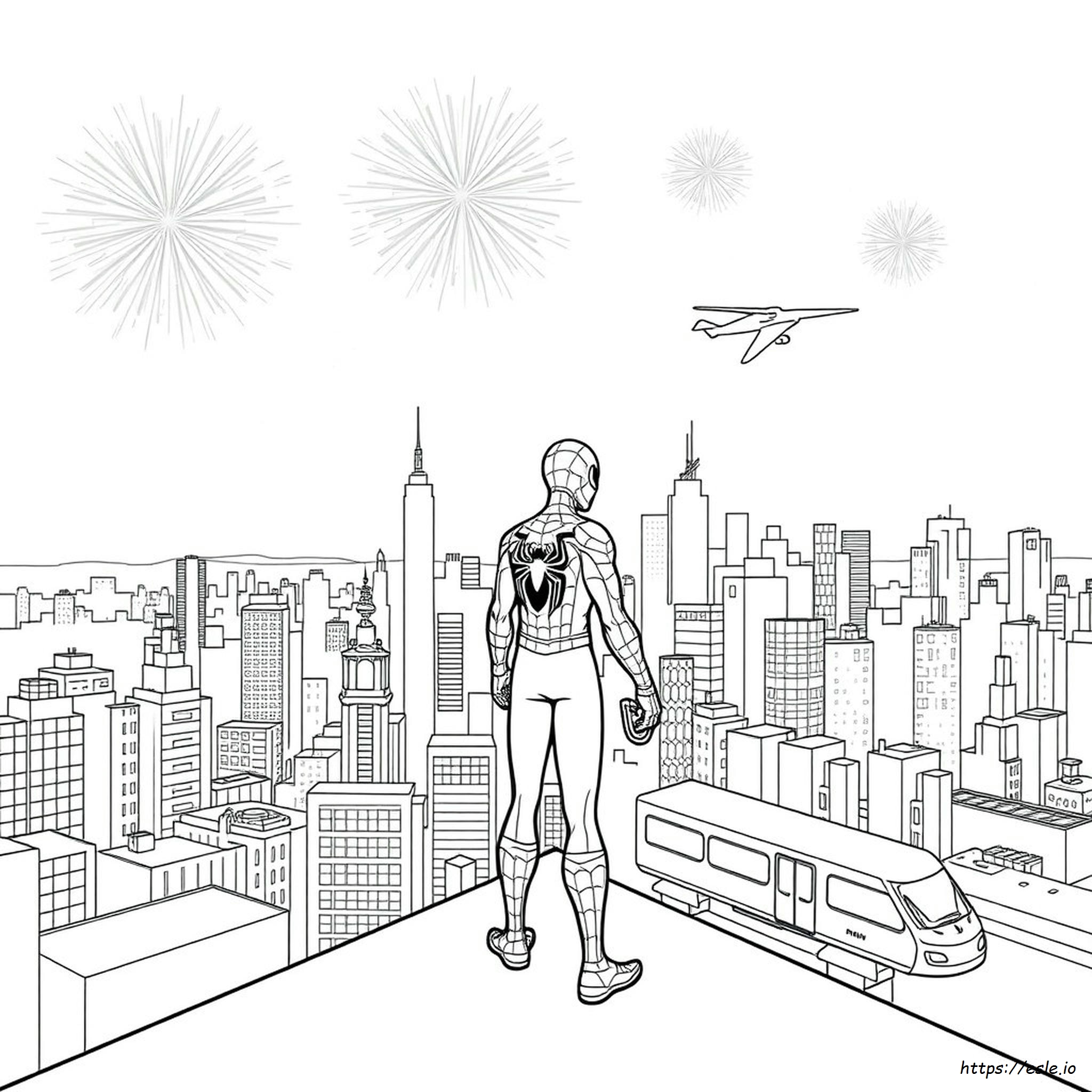 Homecoming Spider Man Far From Home Coloring Pages