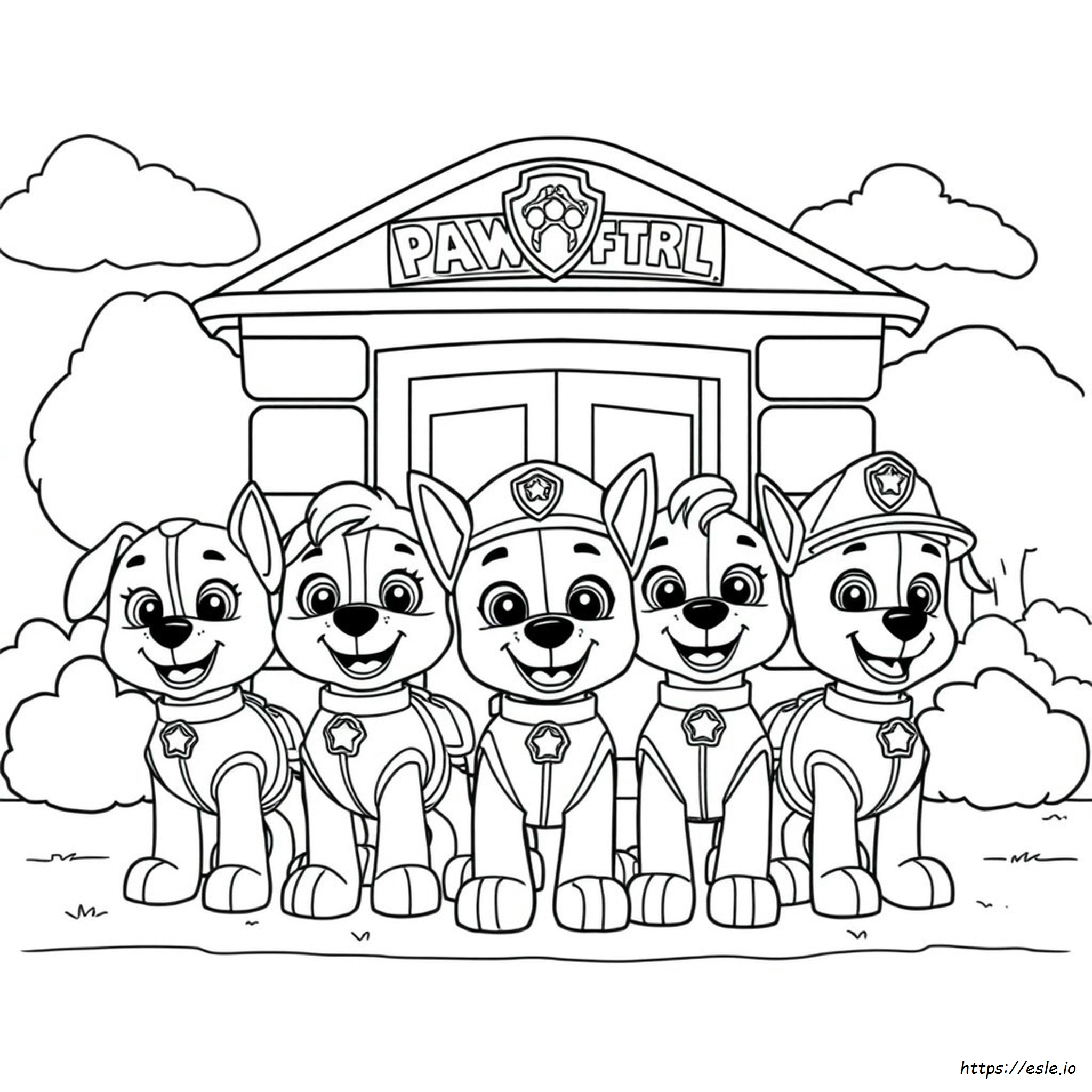 Super Paw Patrol Coloring Pages