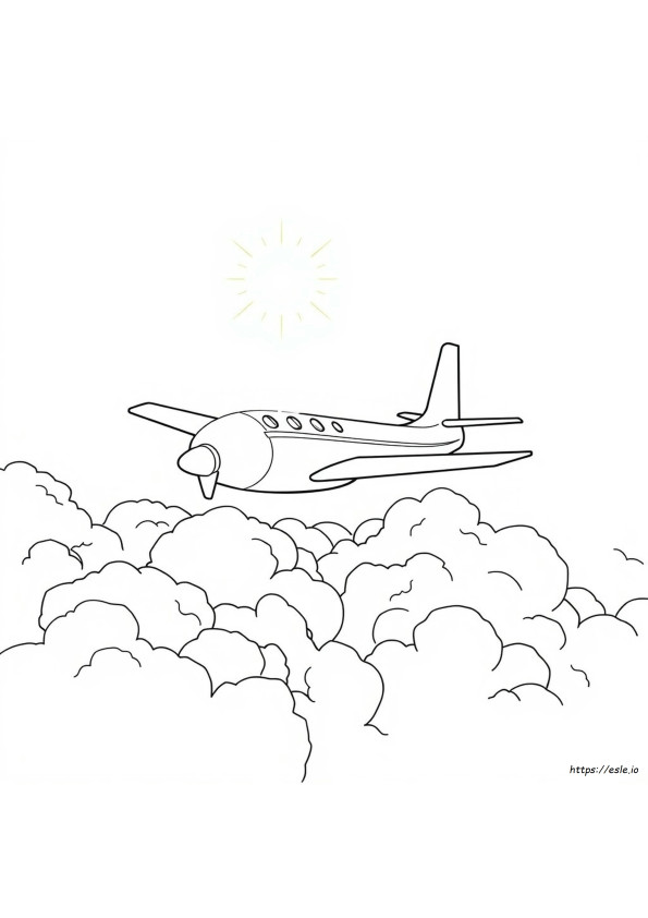 Coloriage Avion À Réaction