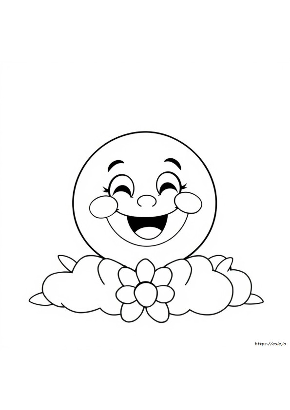 Coloriage Visage Heureux