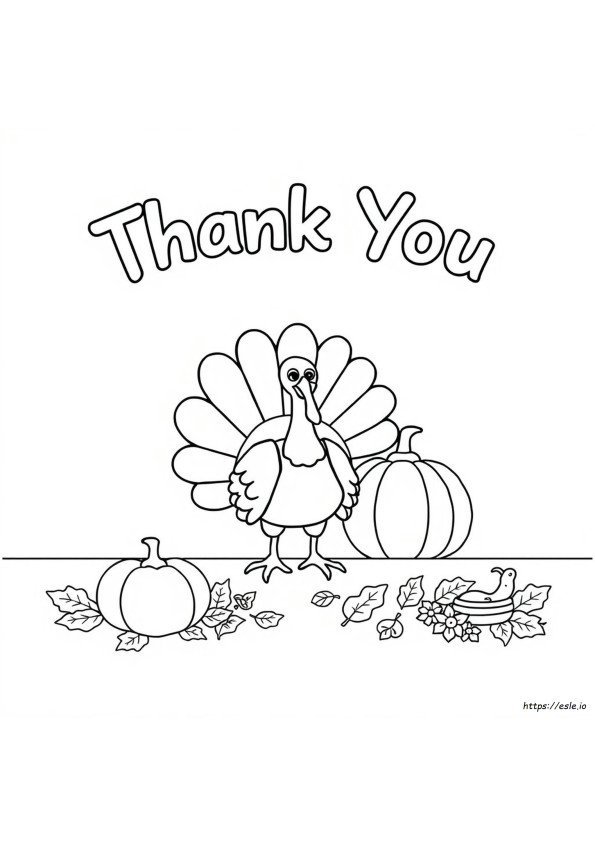 Planse De Colorat Gratuite Happy Thanksgiving