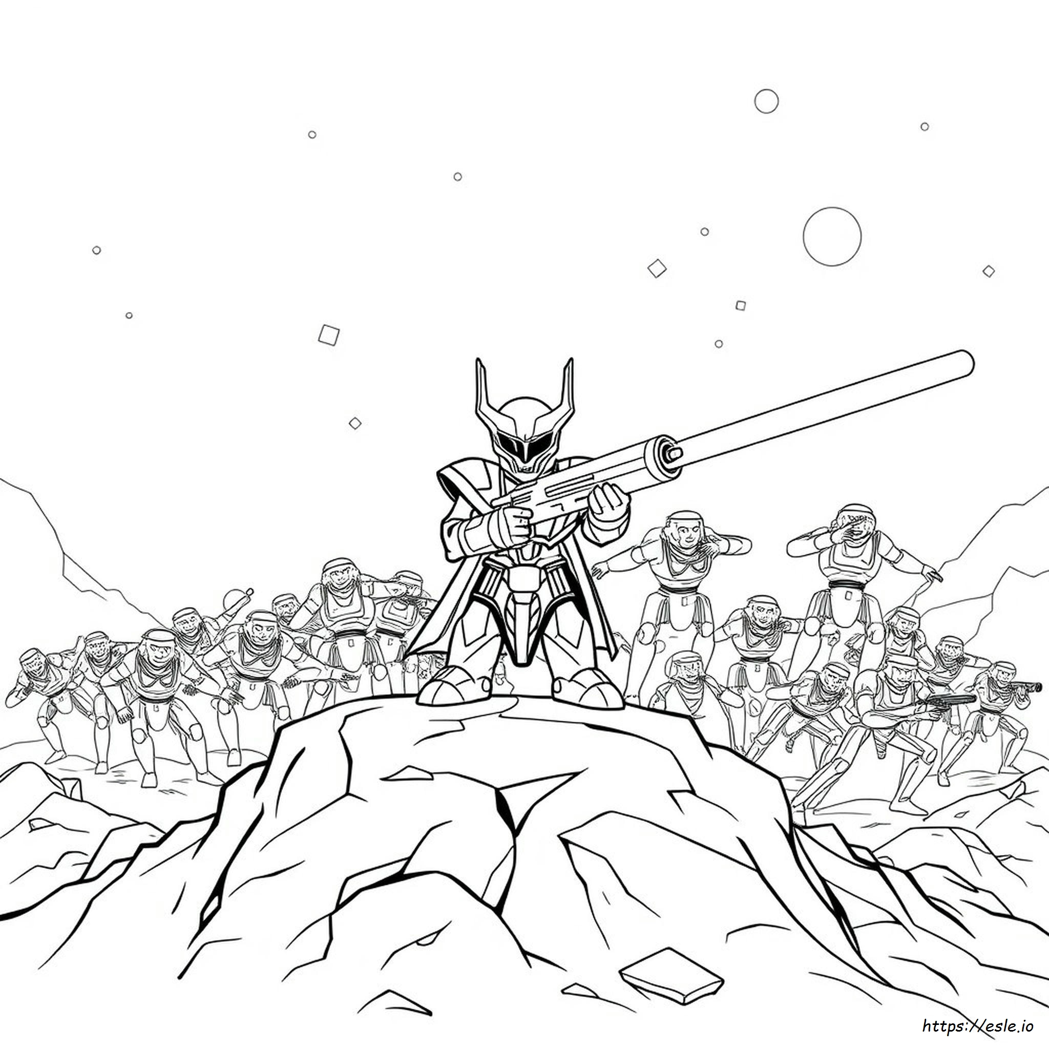 Zurg Colouring Pages
