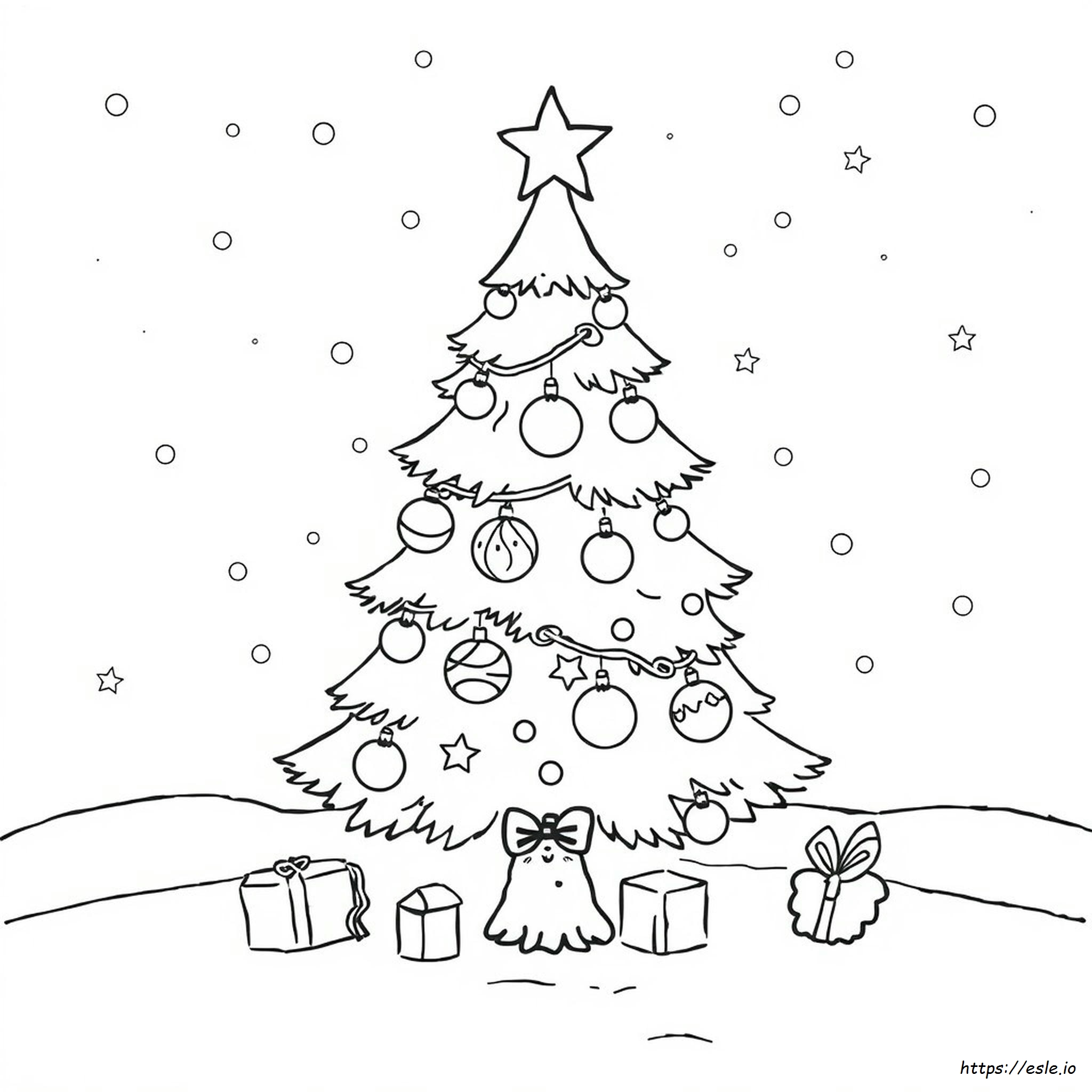 Kawaii Di Natale Da Colorare