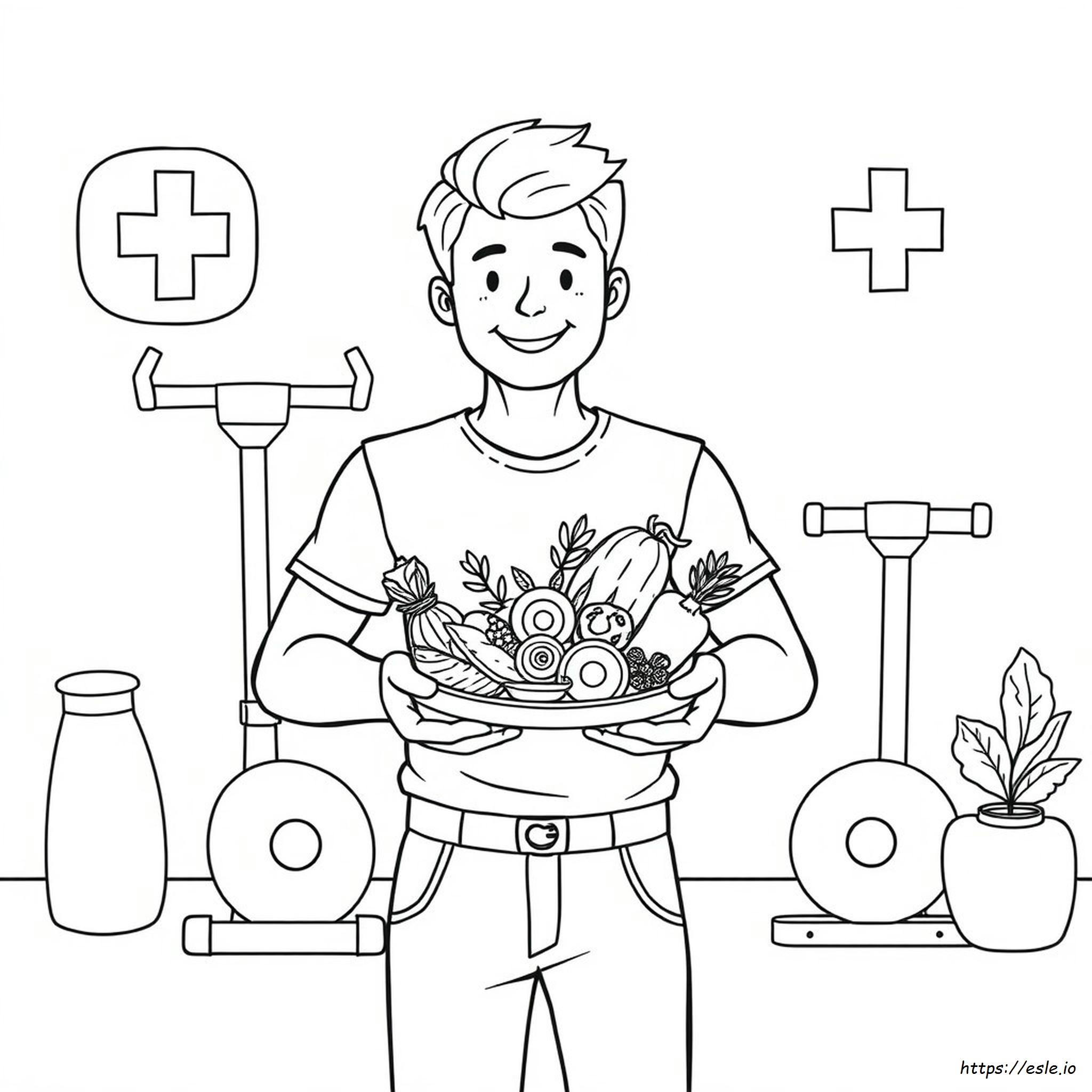 Health Coloring Pages