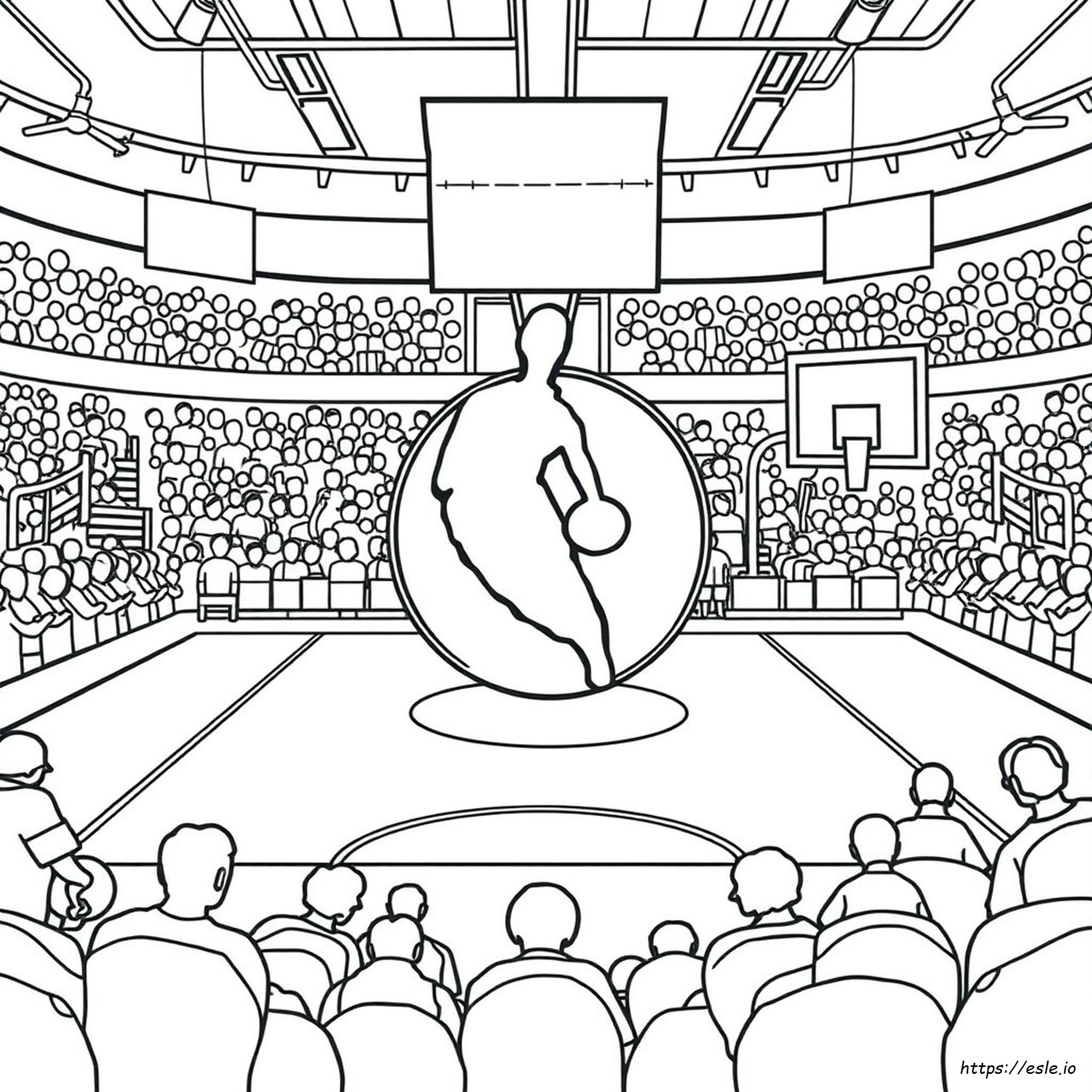 Printbare Nba Logo Kleurplaten kleurplaat