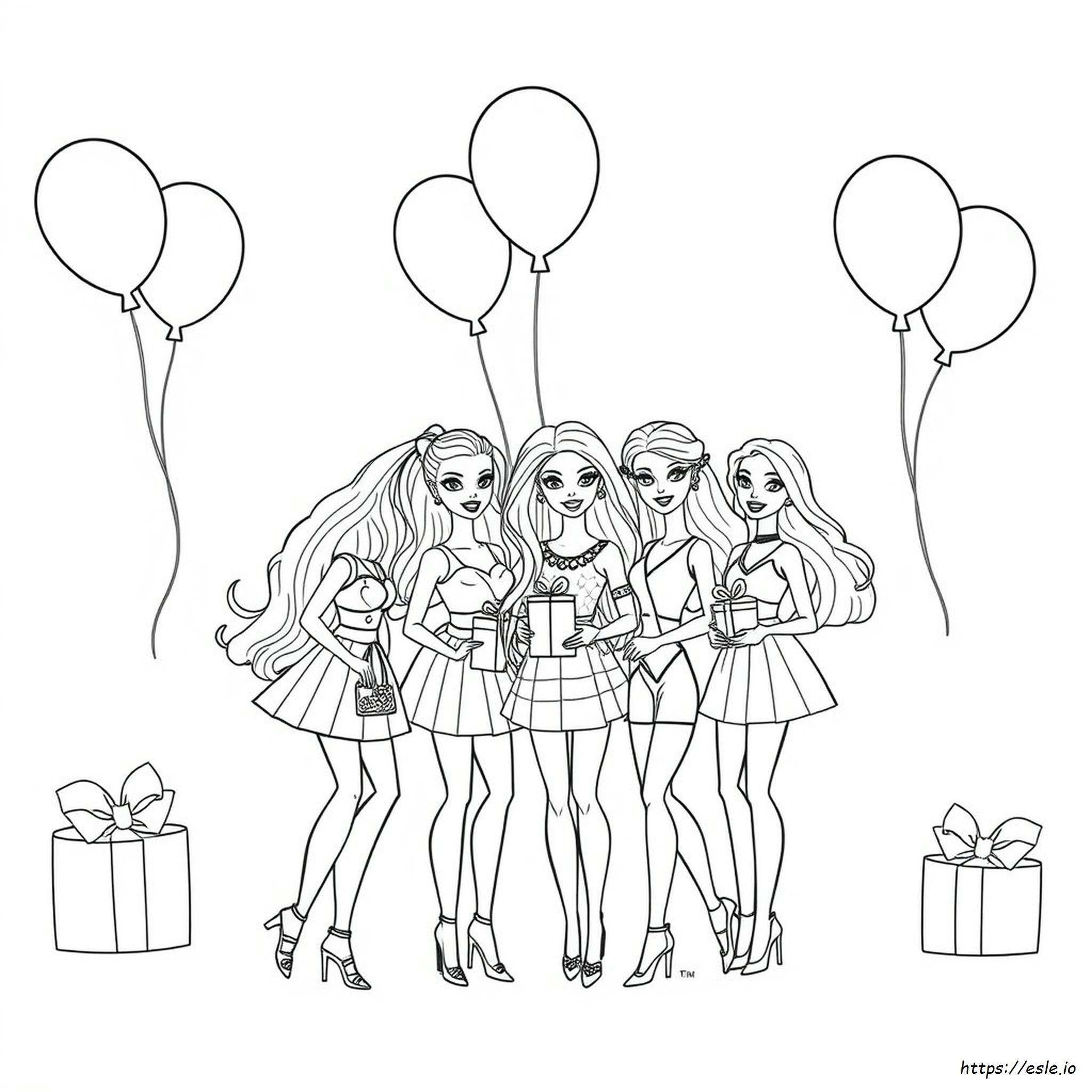 Bratz Barbie Coloring Pages