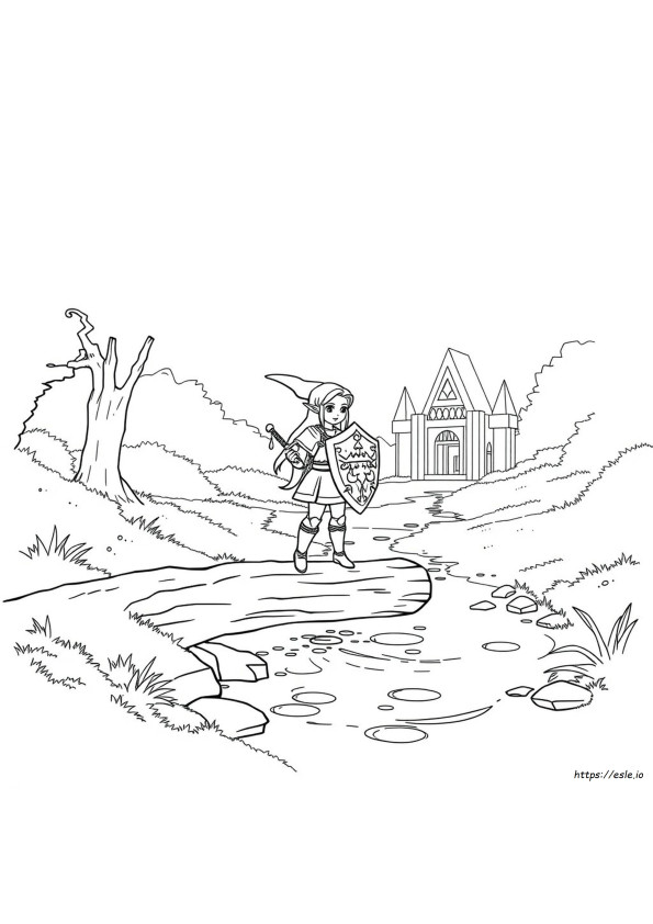 Disegni Di Zelda Da Colorare Online