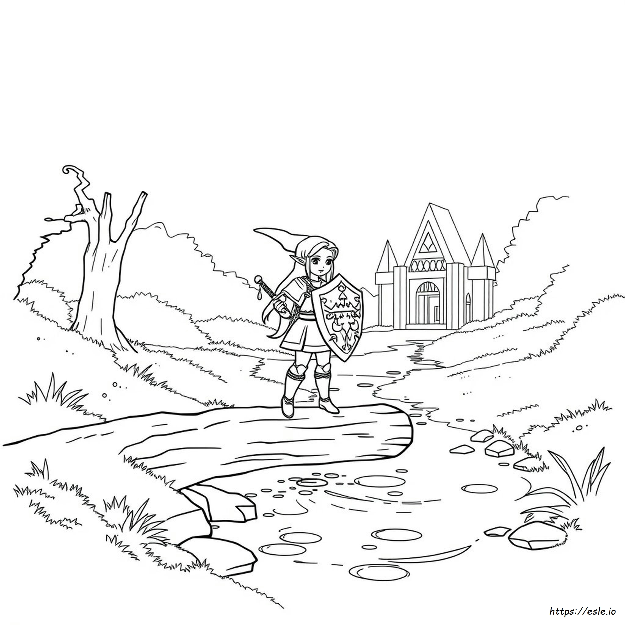 Zelda Kleurplaten Online kleurplaat