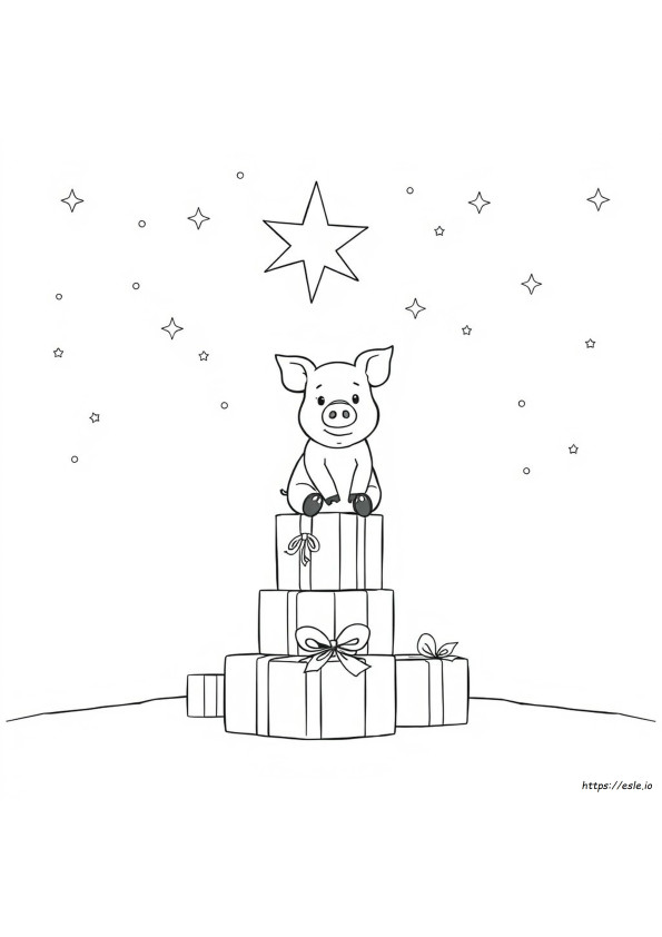 Coloriage Cochon Livre 2